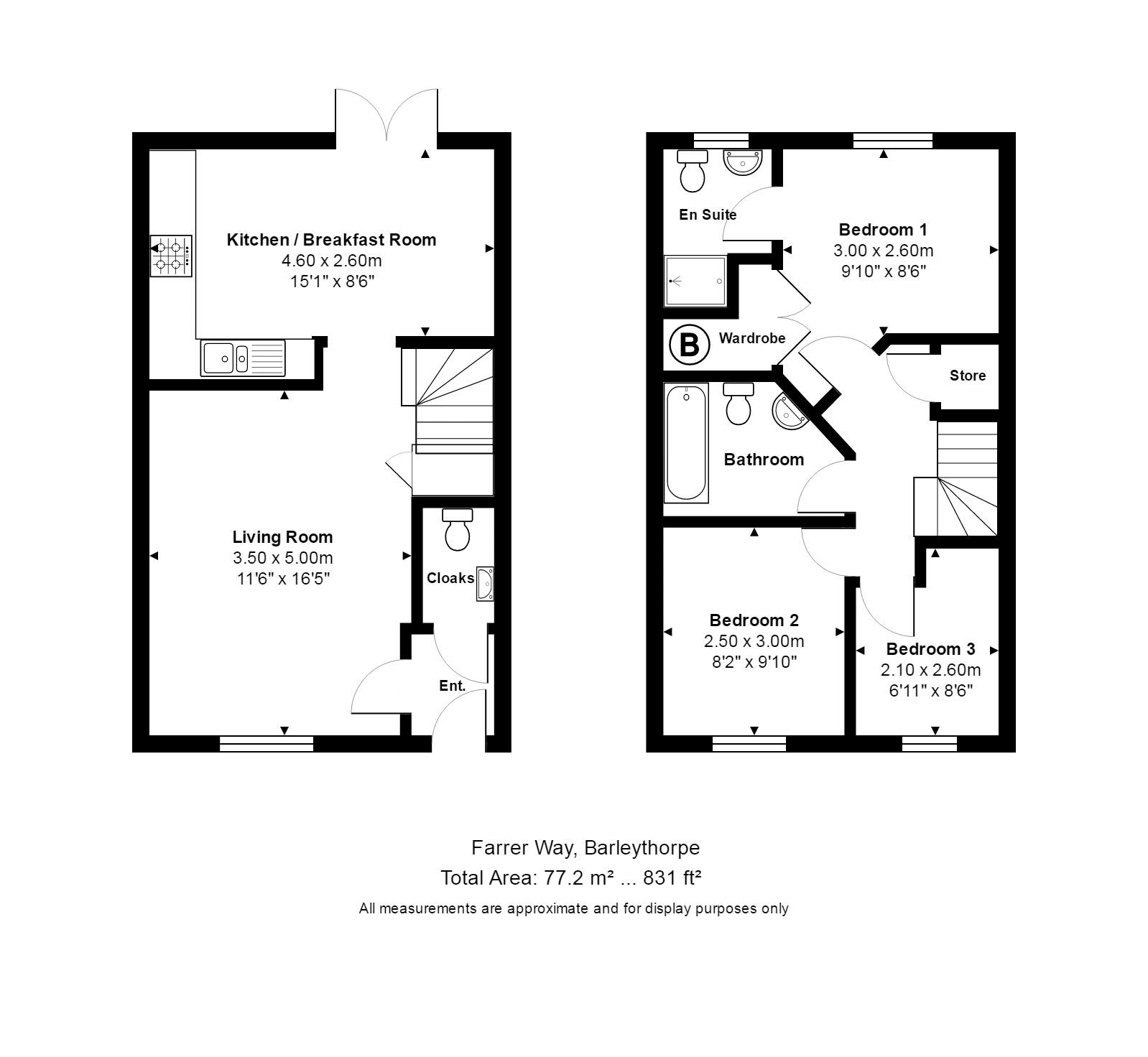 Farrer Way, Barleythorpe, Oakham LE15, 3 bedroom terraced house to rent