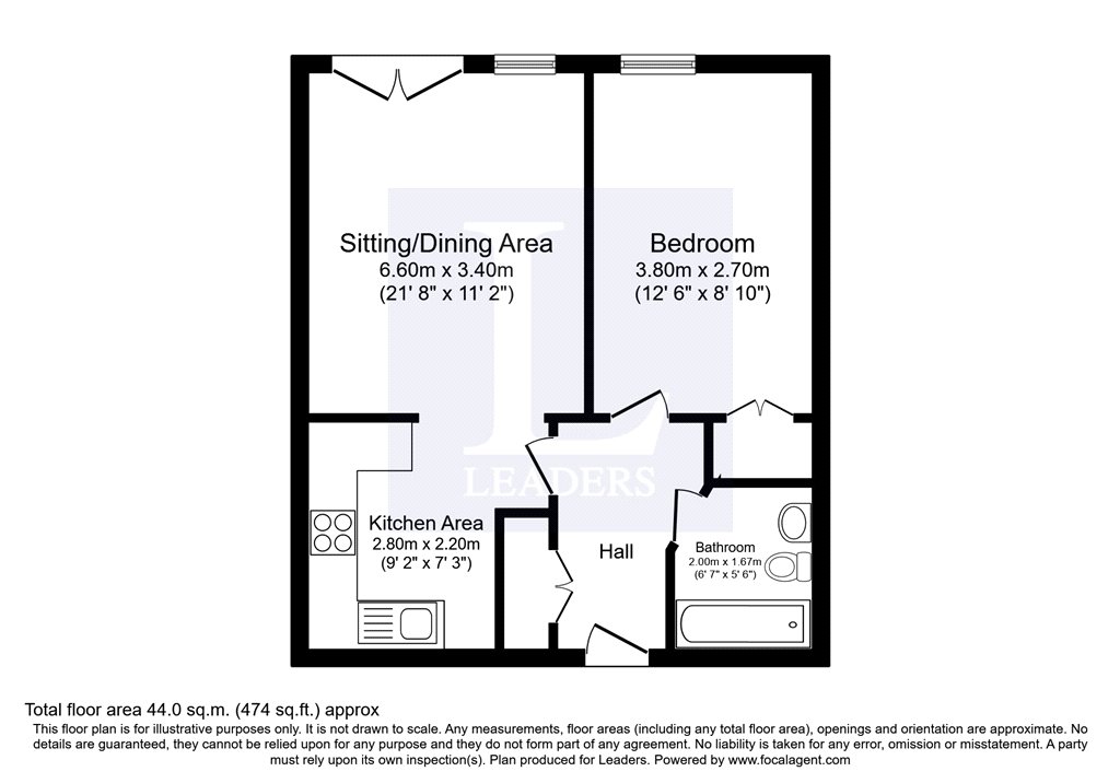 52 Brunswick House,, Queen Street, Hampshire floorplan