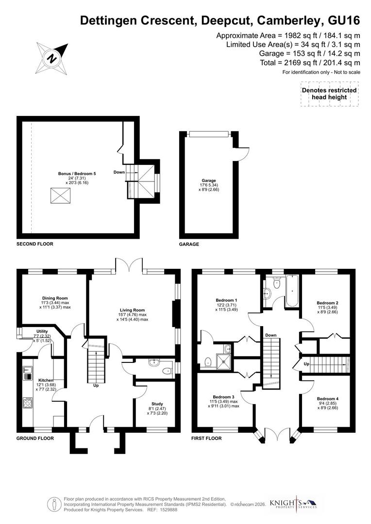 26, Dettingen Crescent, Camberley floorplan