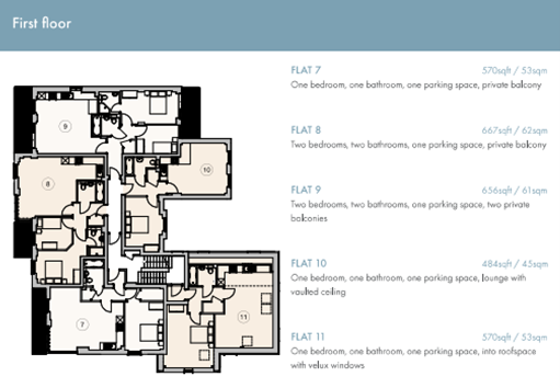 11 Headline House,, Chaucer Road, Middlesex floorplan