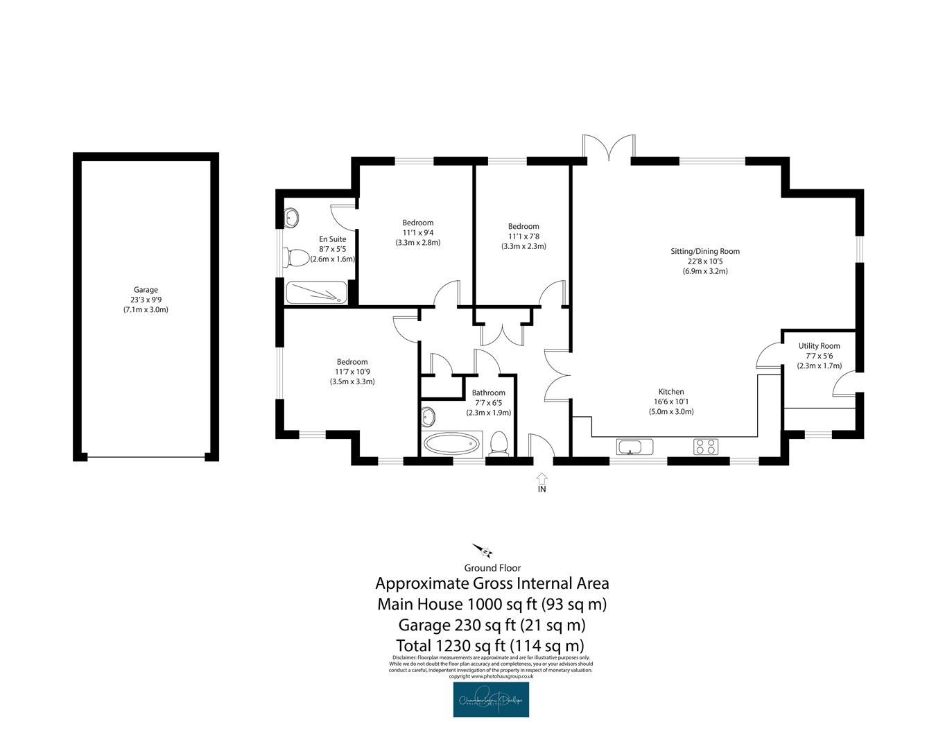 1, Tamarisk Close, Kirby-Le-Soken floorplan