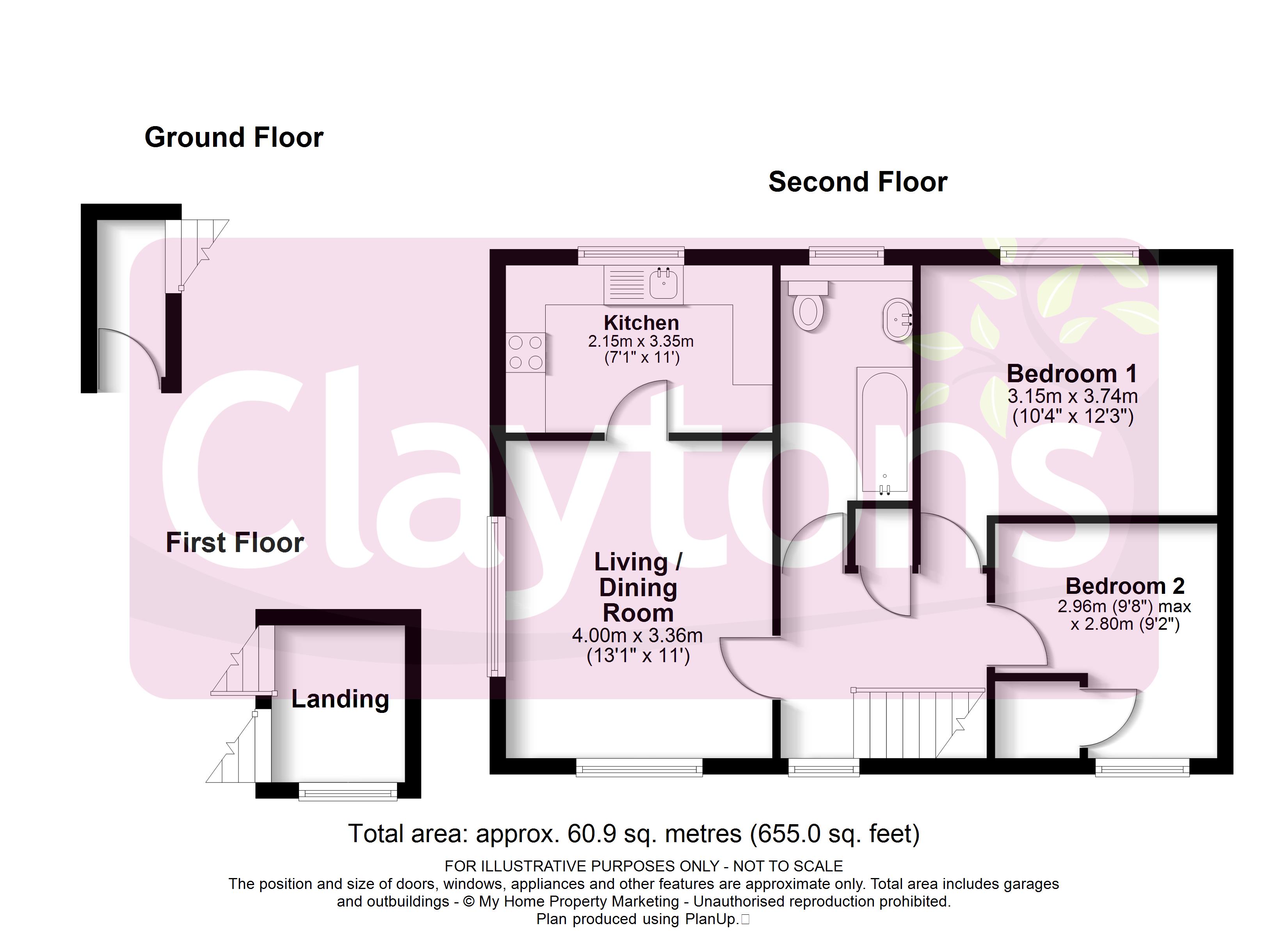 62, Ravenscroft, Watford floorplan