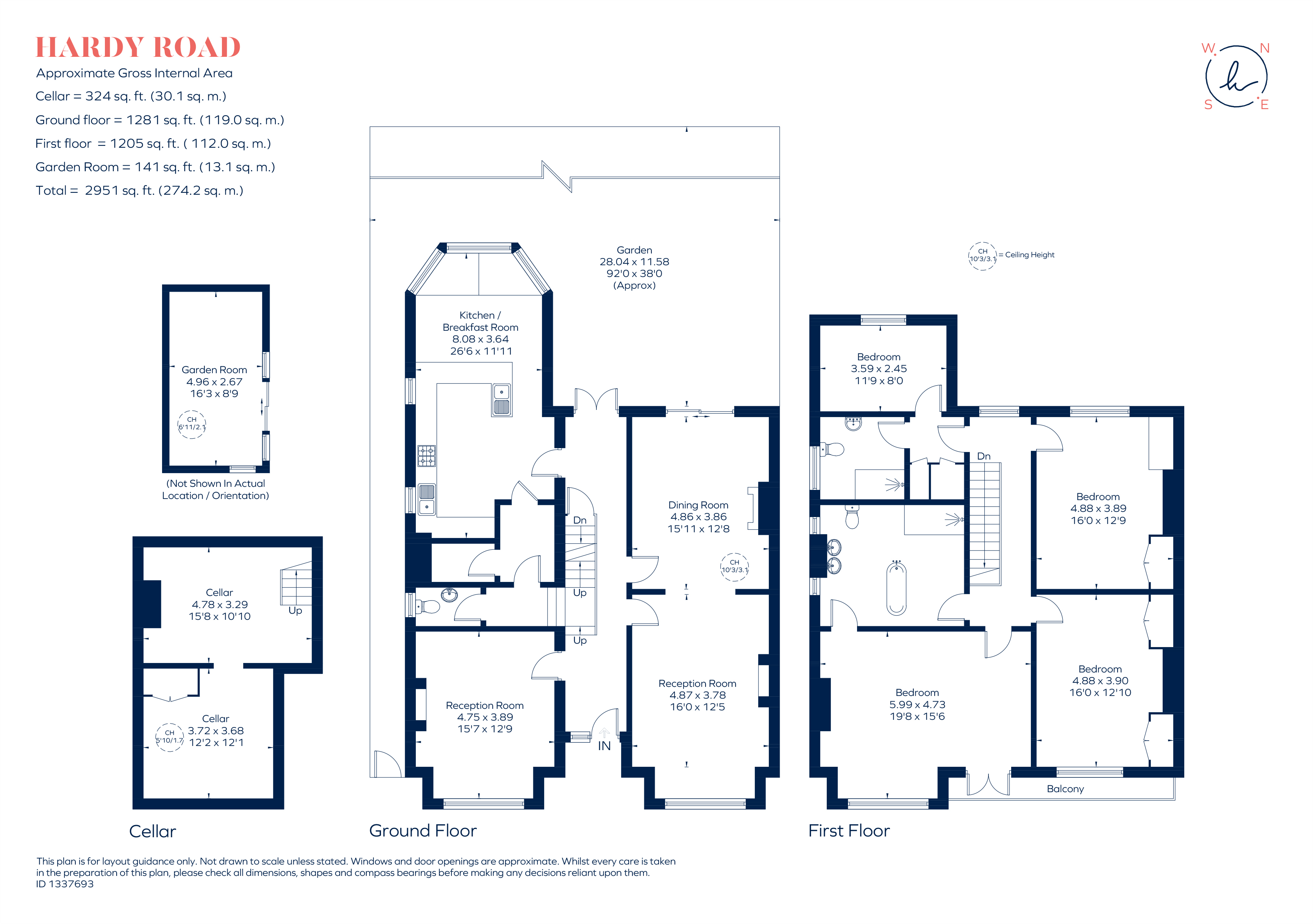 32, Hardy Road, London floorplan