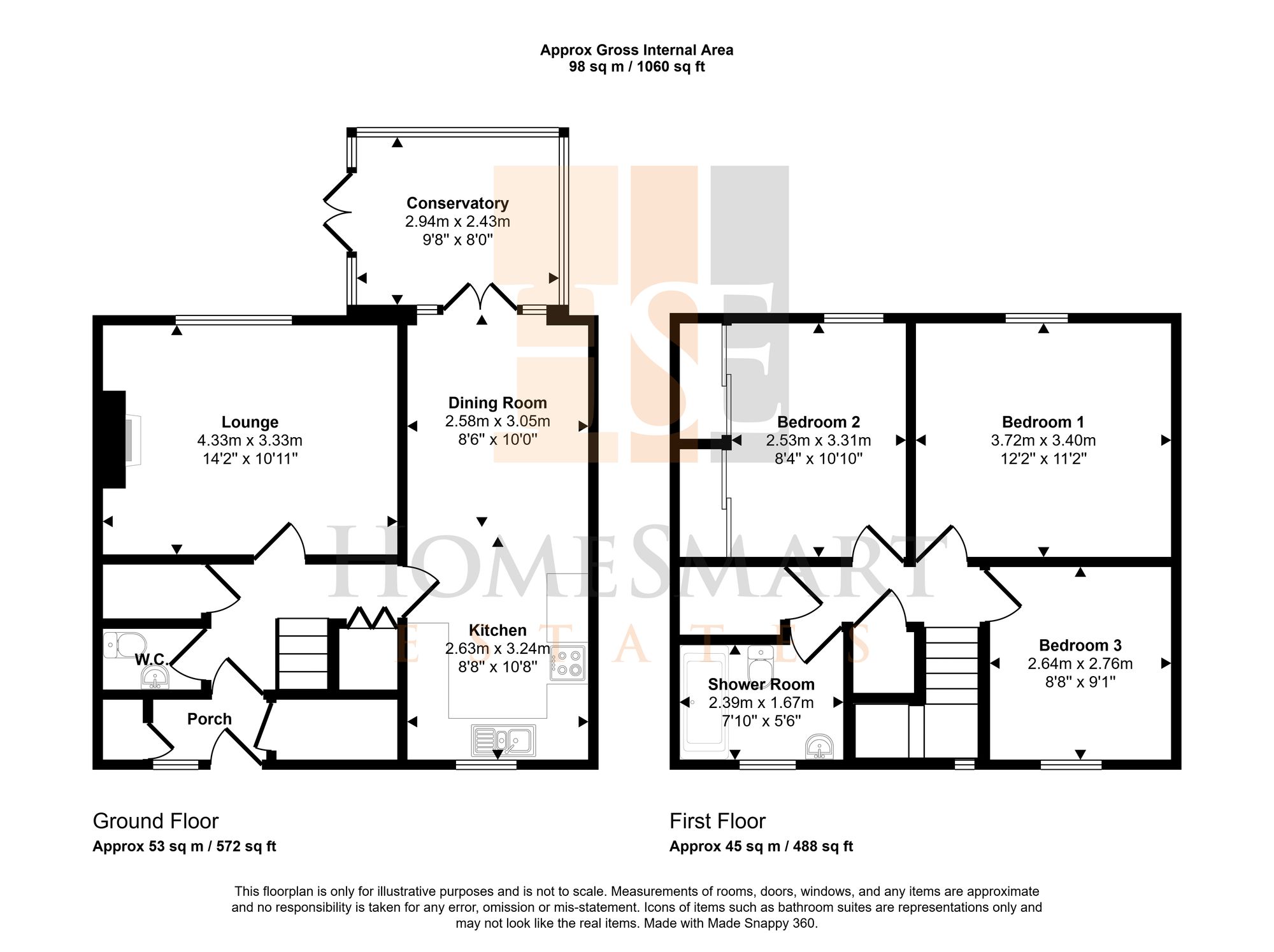 14 Worthington Close, Runcorn floorplan