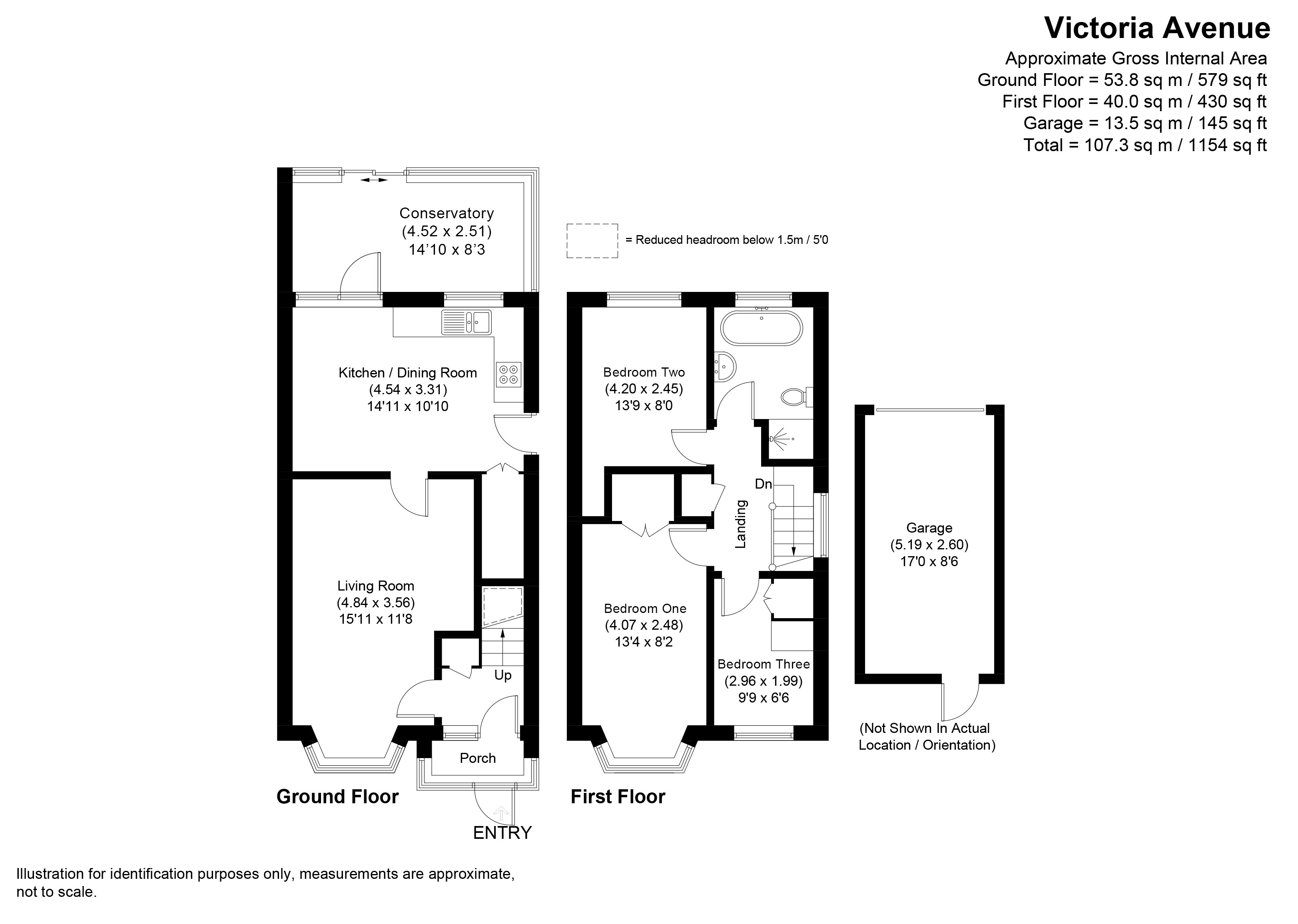 3, Victoria Avenue, Droitwich floorplan