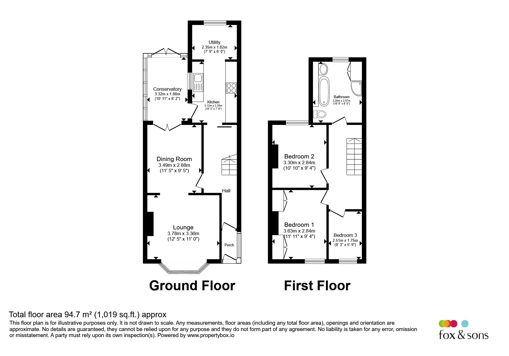 70, Bampton Street, Minehead floorplan