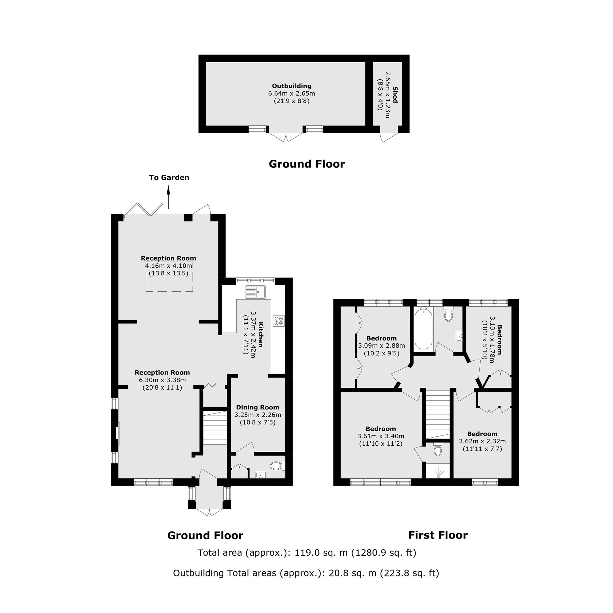 77, Surbiton Hill Park, Surbiton floorplan