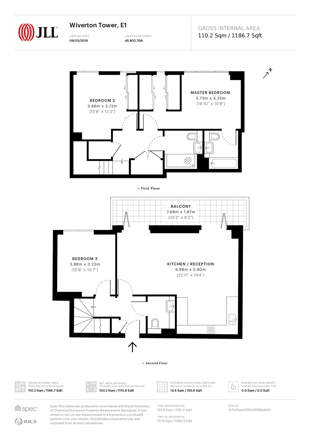 3 Bedrooms Flat to rent in Wiverton Tower, Aldgate Place, 4 New Drum Street, London E1