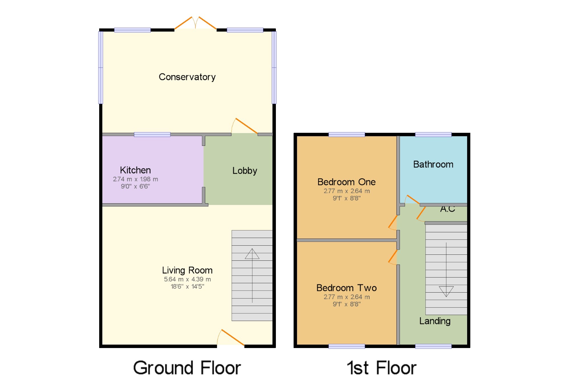 2 Bedrooms Terraced house for sale in Mill Road, Evesham, Worcestershire WR11