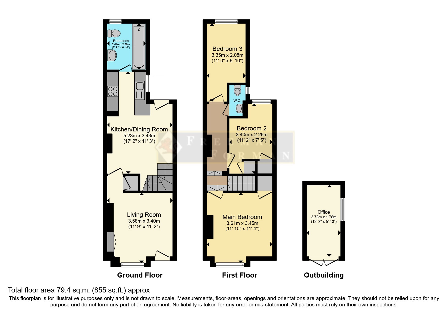 Denbigh Road, Tunbridge Wells, Kent TN4, 3 bedroom terraced house for