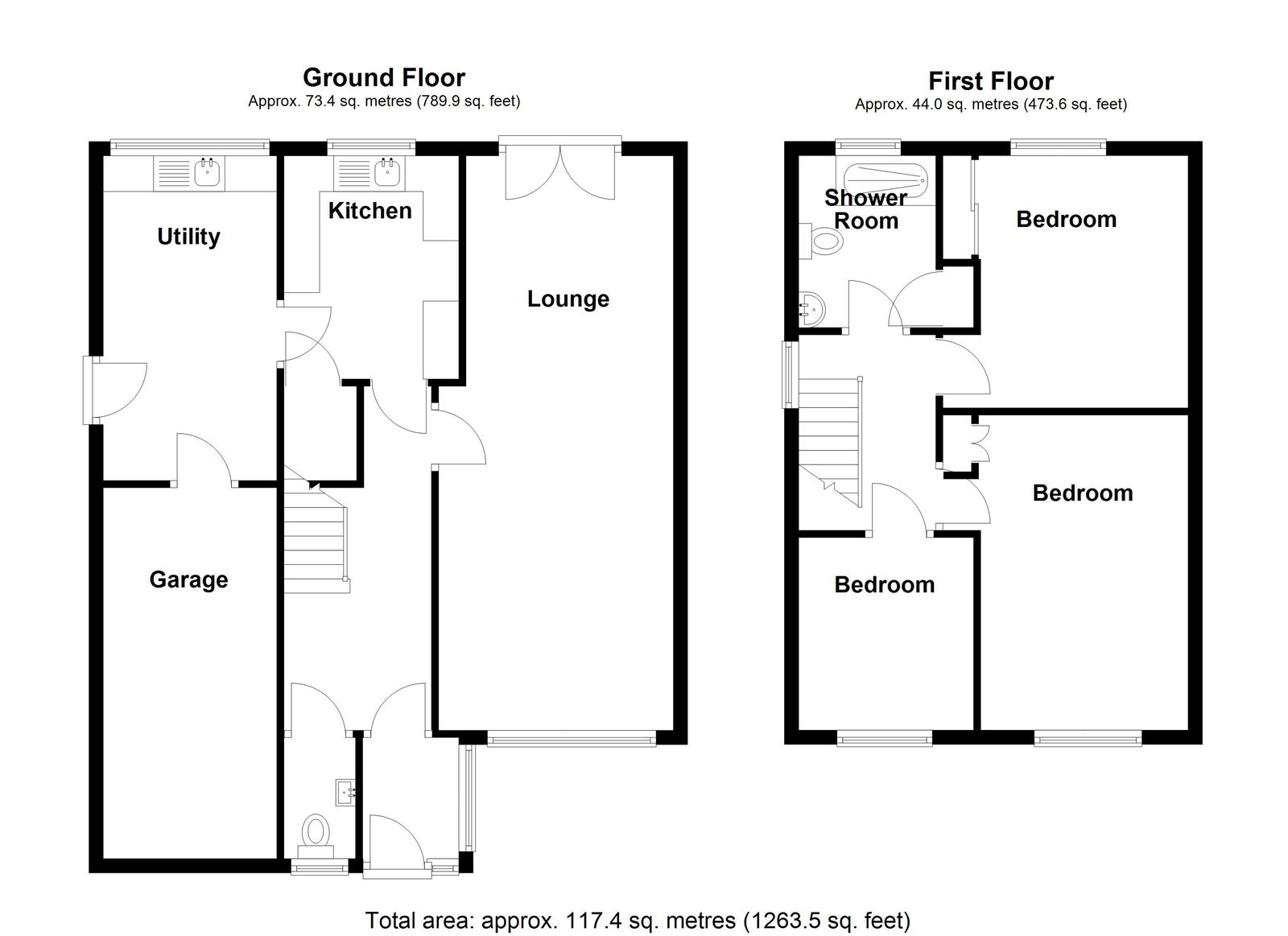 218, Station Road, Birmingham floorplan