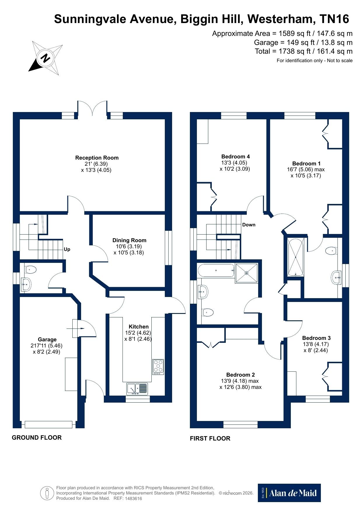 83A, Sunningvale Avenue, Westerham floorplan