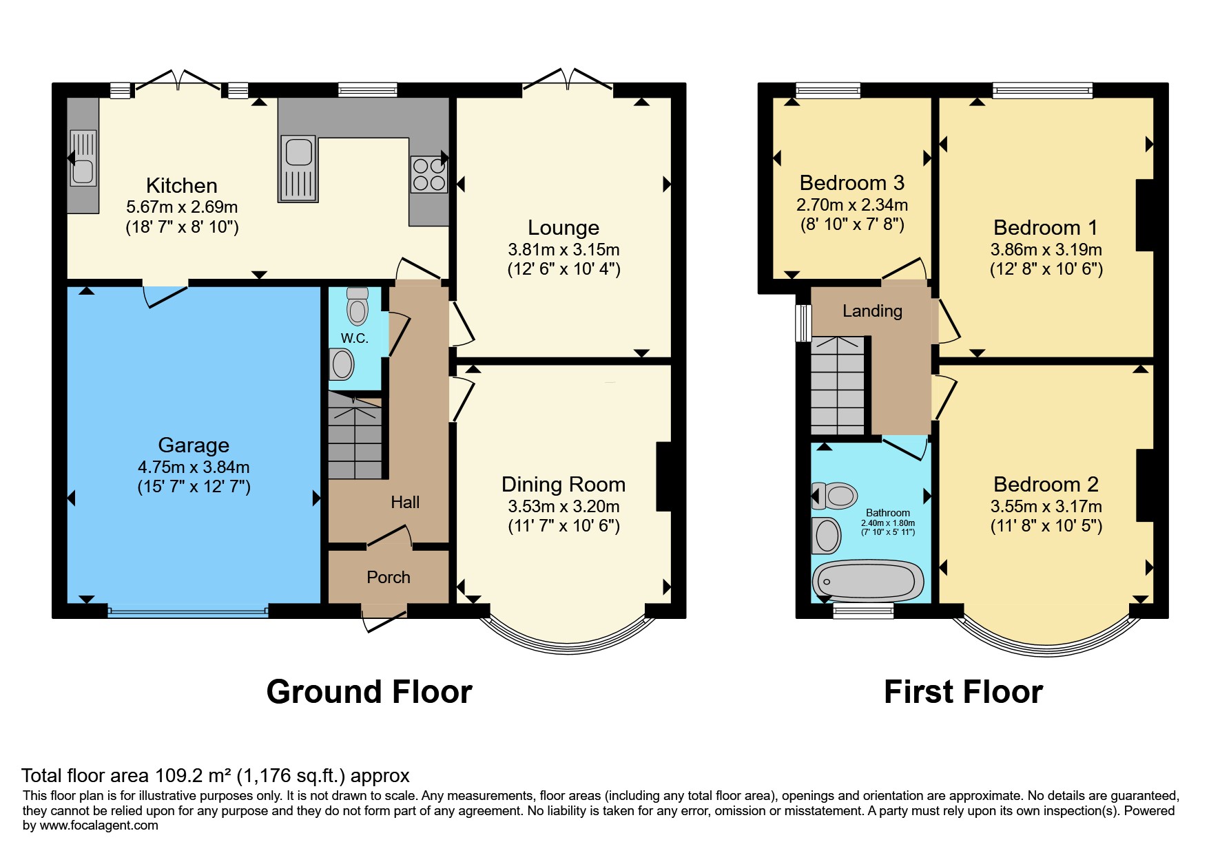 293, The Broadway, Dudley floorplan