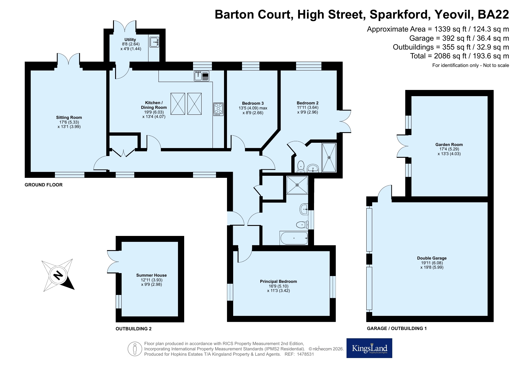 4, Barton Court, Sparkford floorplan
