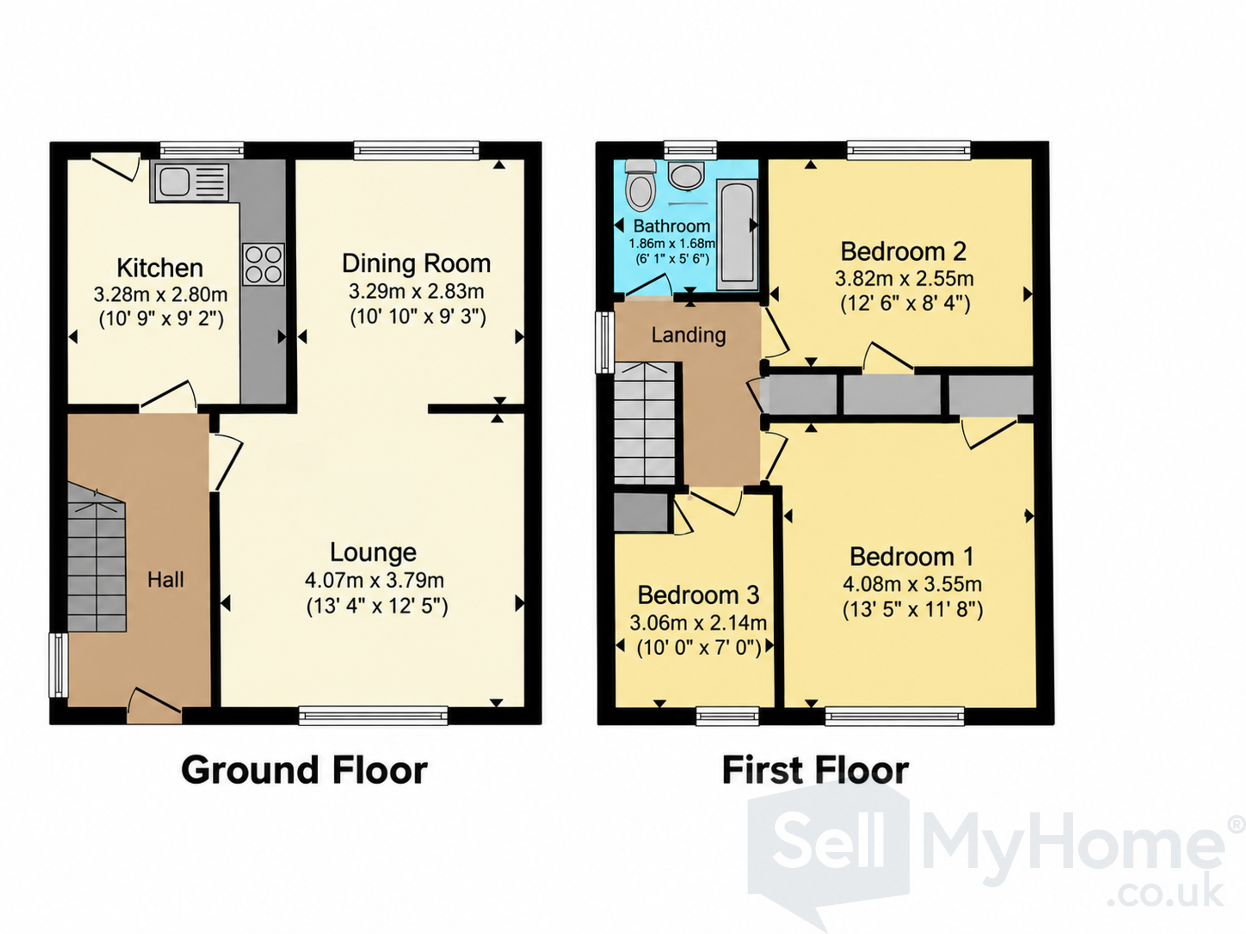 32 Mardale Ave, Blackpool floorplan