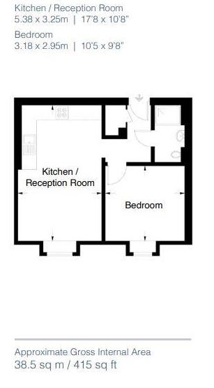 12 Strata House,, Batavia Road, Sunbury-On-Thames floorplan
