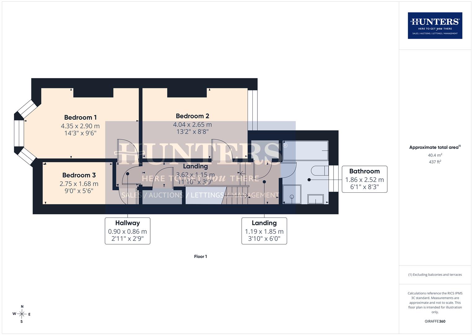 29, Rosedale Terrace, Sunderland floorplan