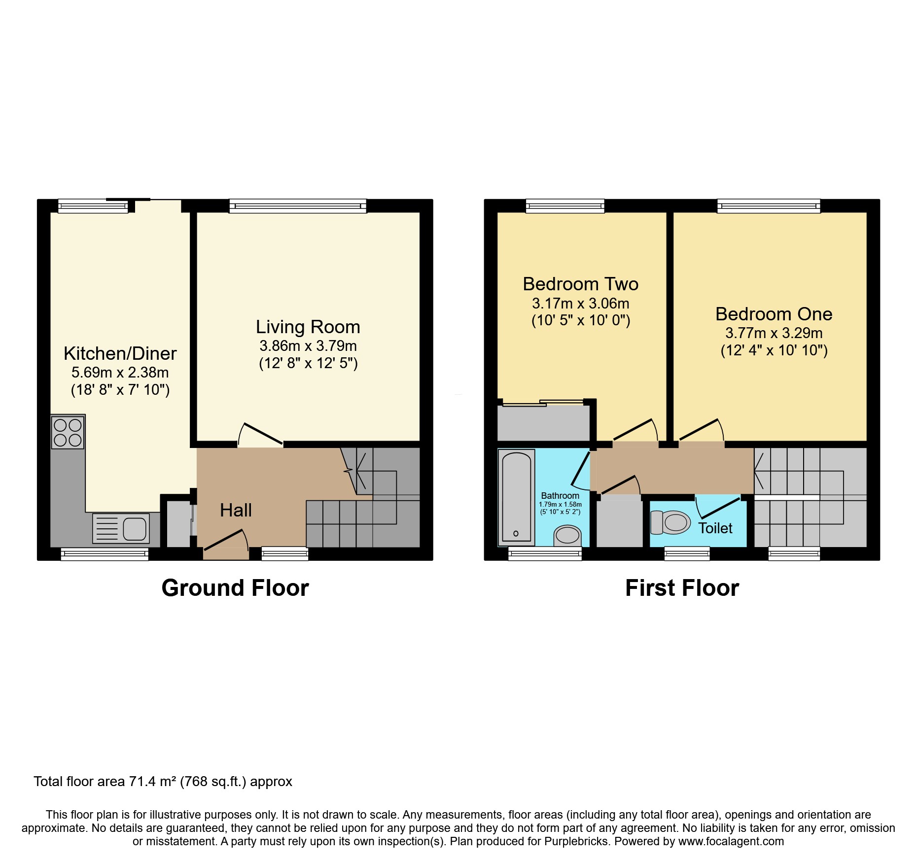 63, Eden Grove, Birmingham floorplan