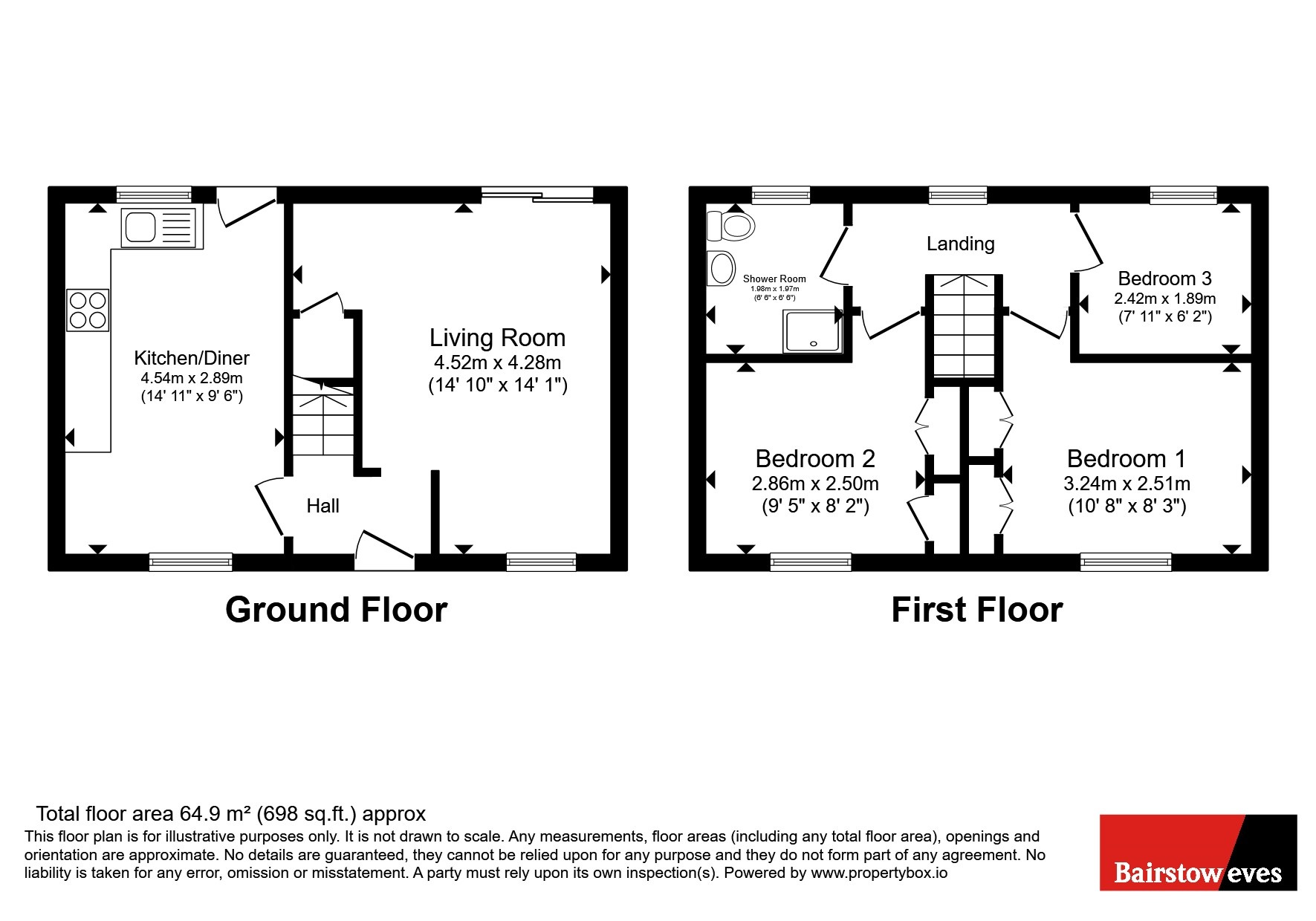 34, The Willows, Sittingbourne floorplan
