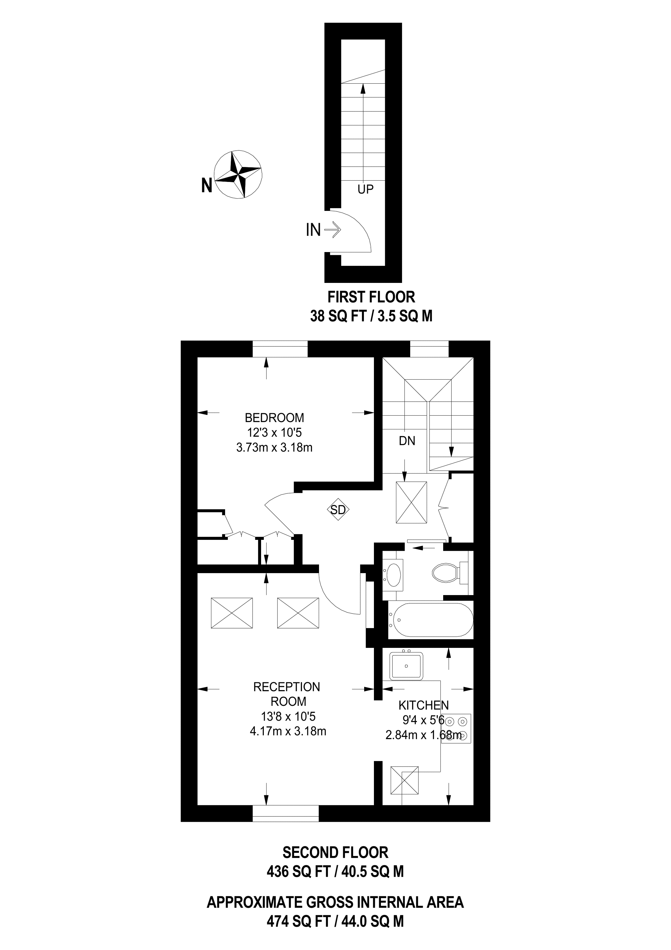 1 Bedrooms Flat to rent in Sumatra Road, West Hampstead, London NW6