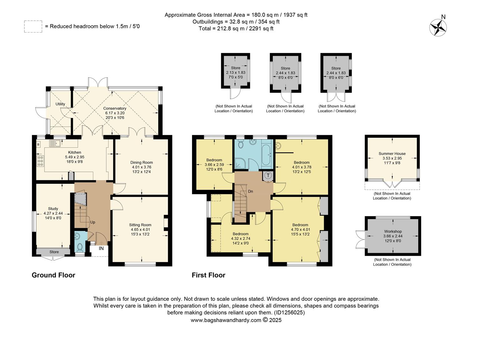Half Cottage, 45, Granville Road, Oxted floorplan