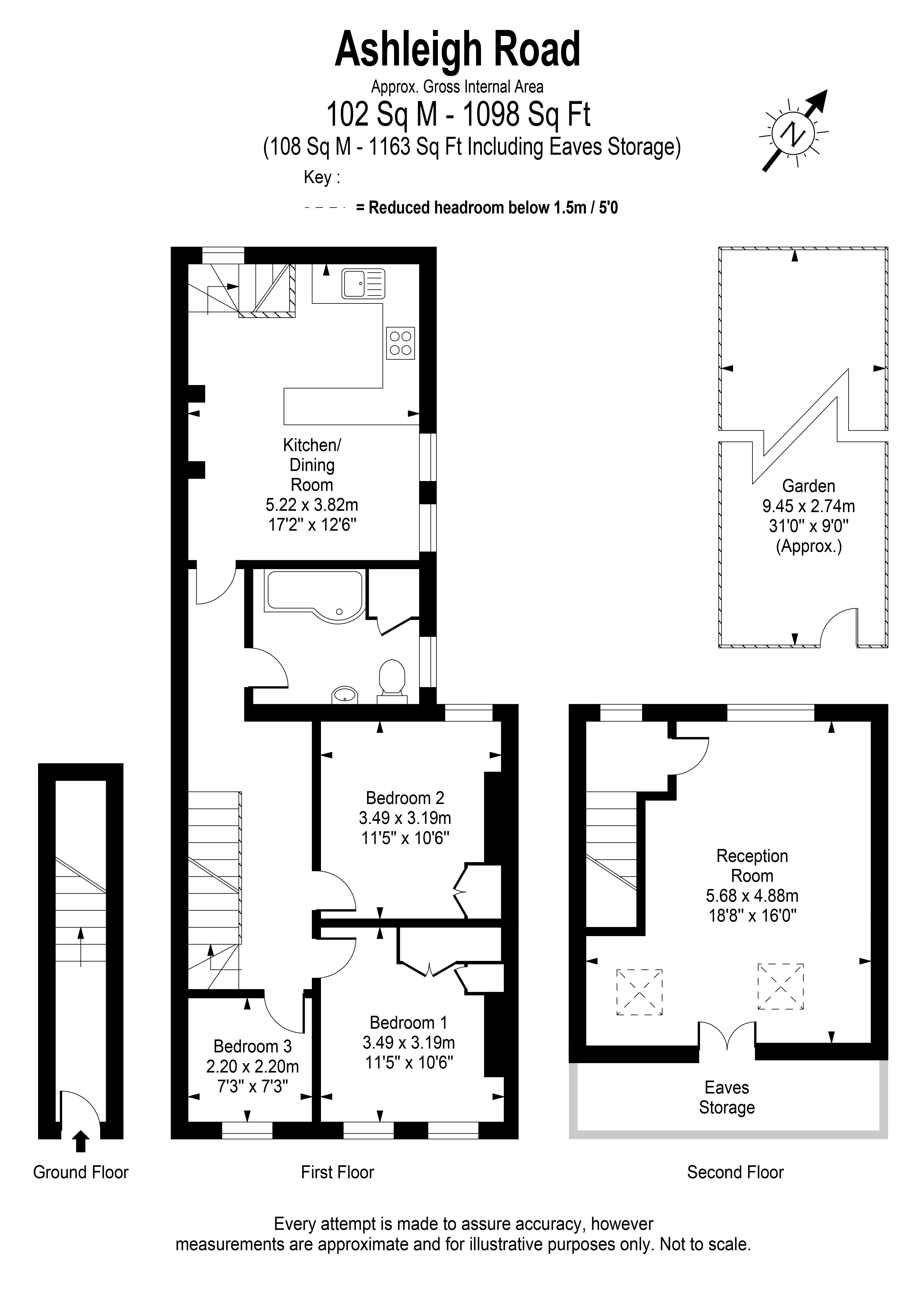 3 Bedrooms Maisonette for sale in Ashleigh Road, London SW14