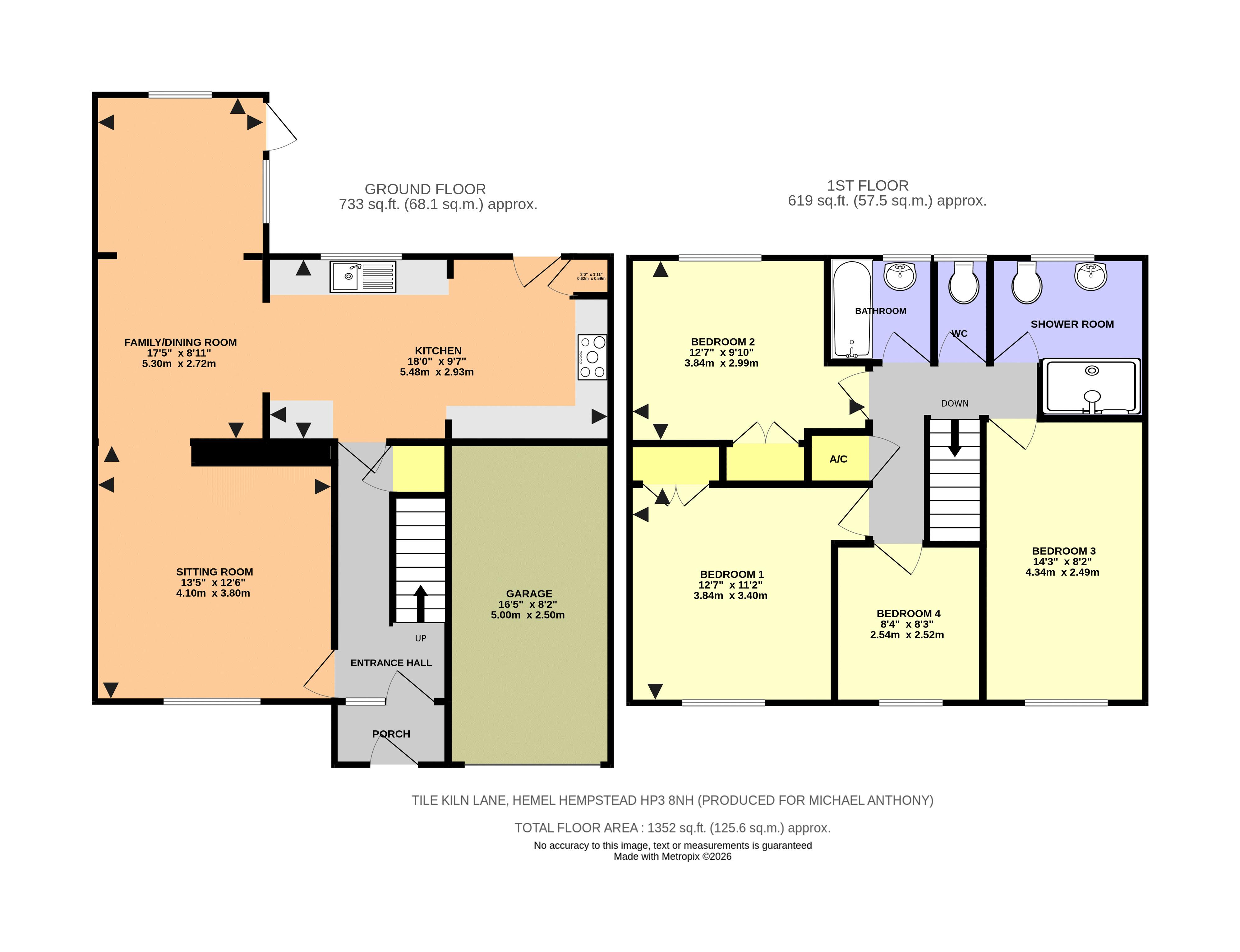 29, Tile Kiln Lane, Hemel Hempstead floorplan