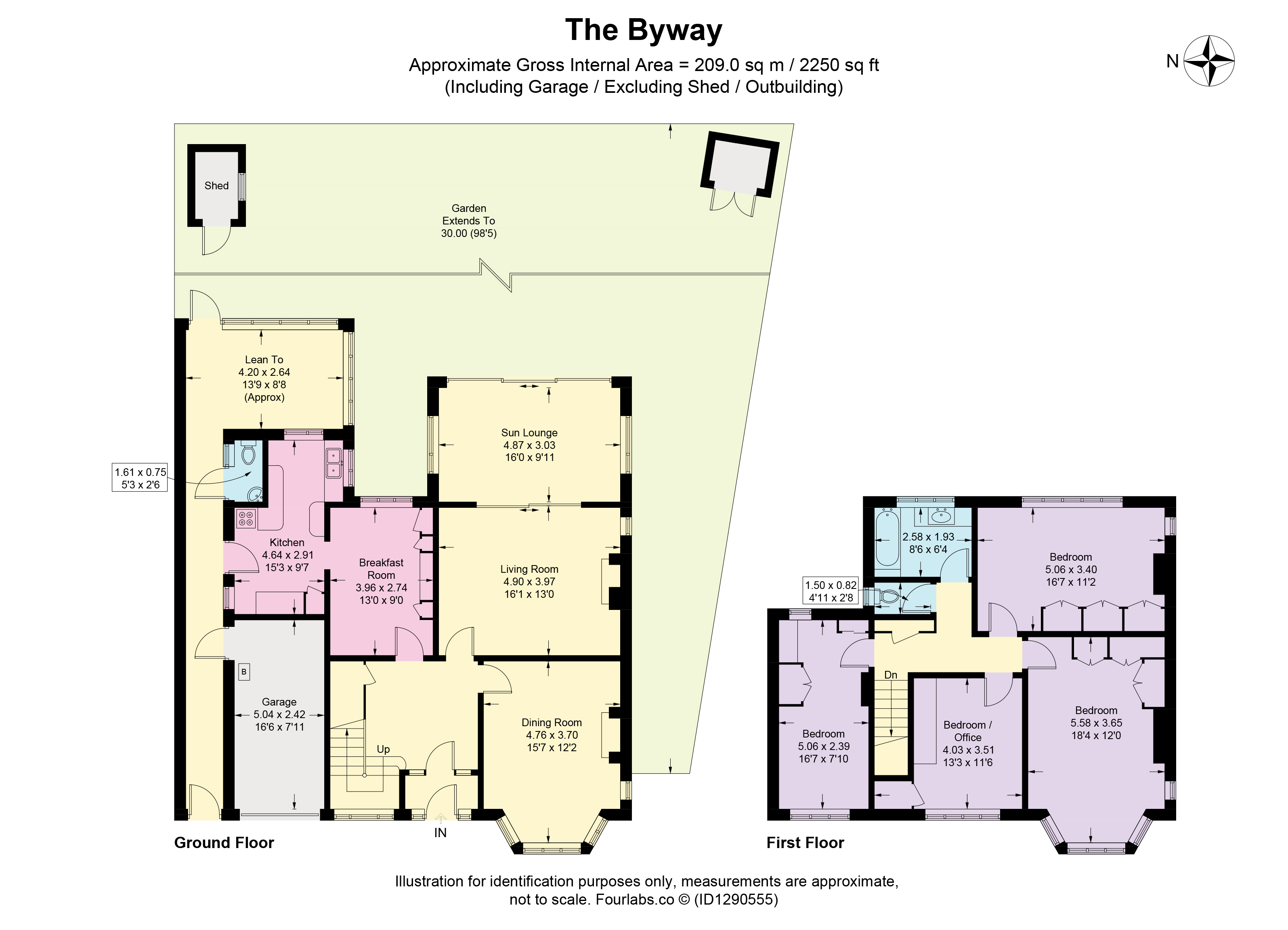 17, The Byway, Surrey floorplan