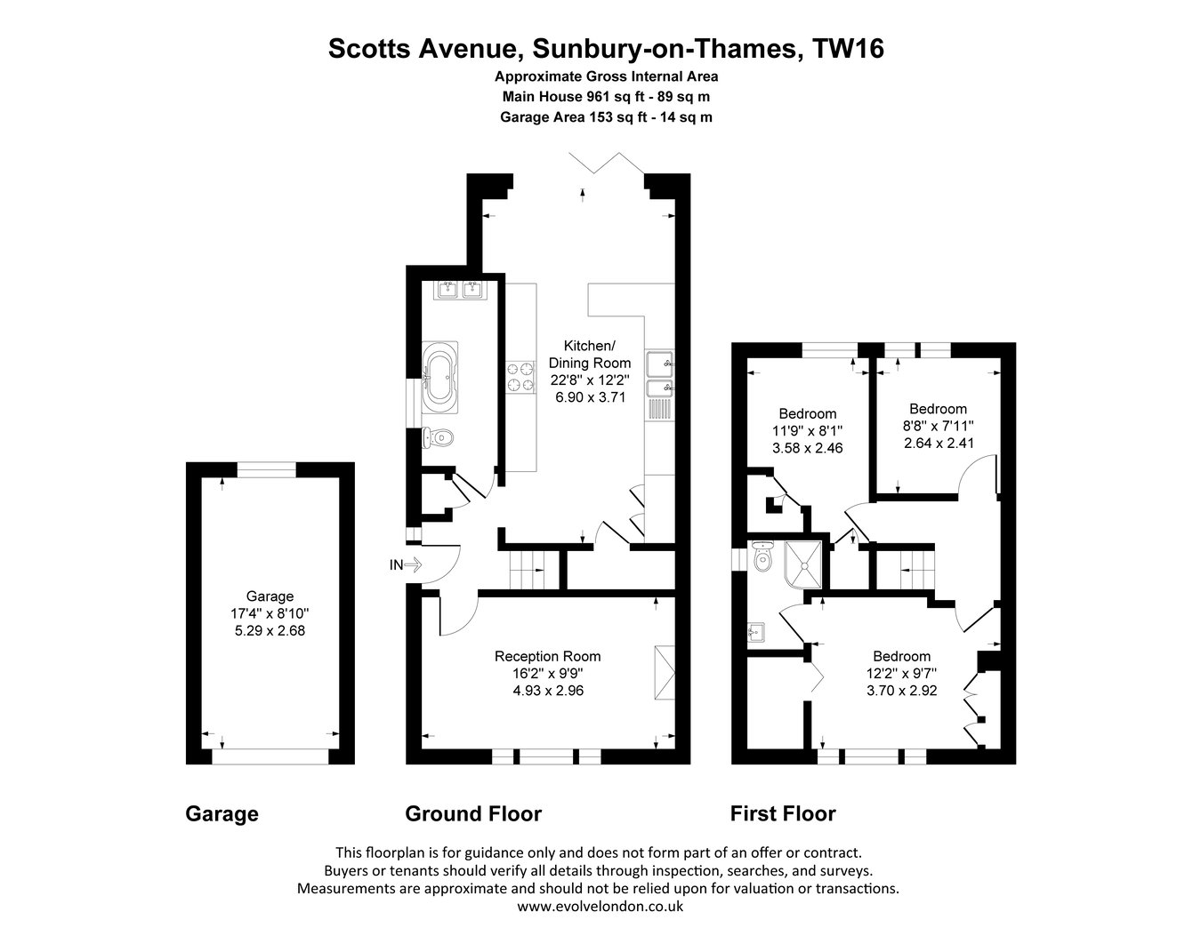 54, Scotts Avenue, Sunbury-on-Thames floorplan