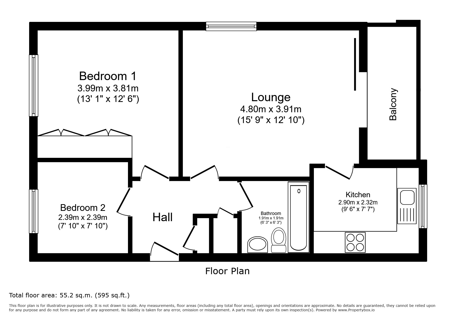 5, Wharf Place, Bishops Stortford floorplan
