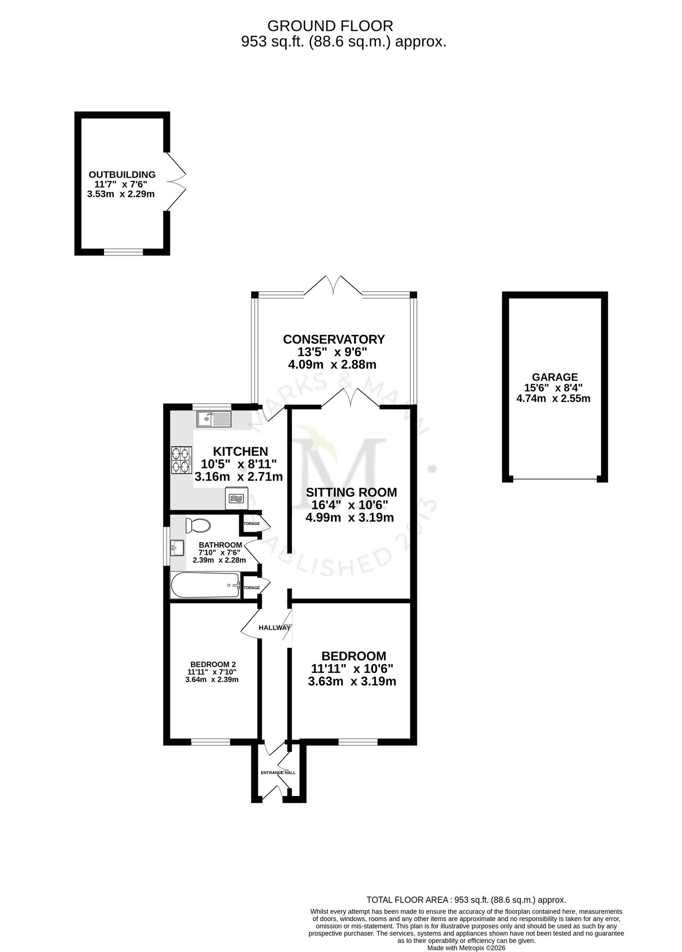 8, Birch Close, Stowmarket floorplan