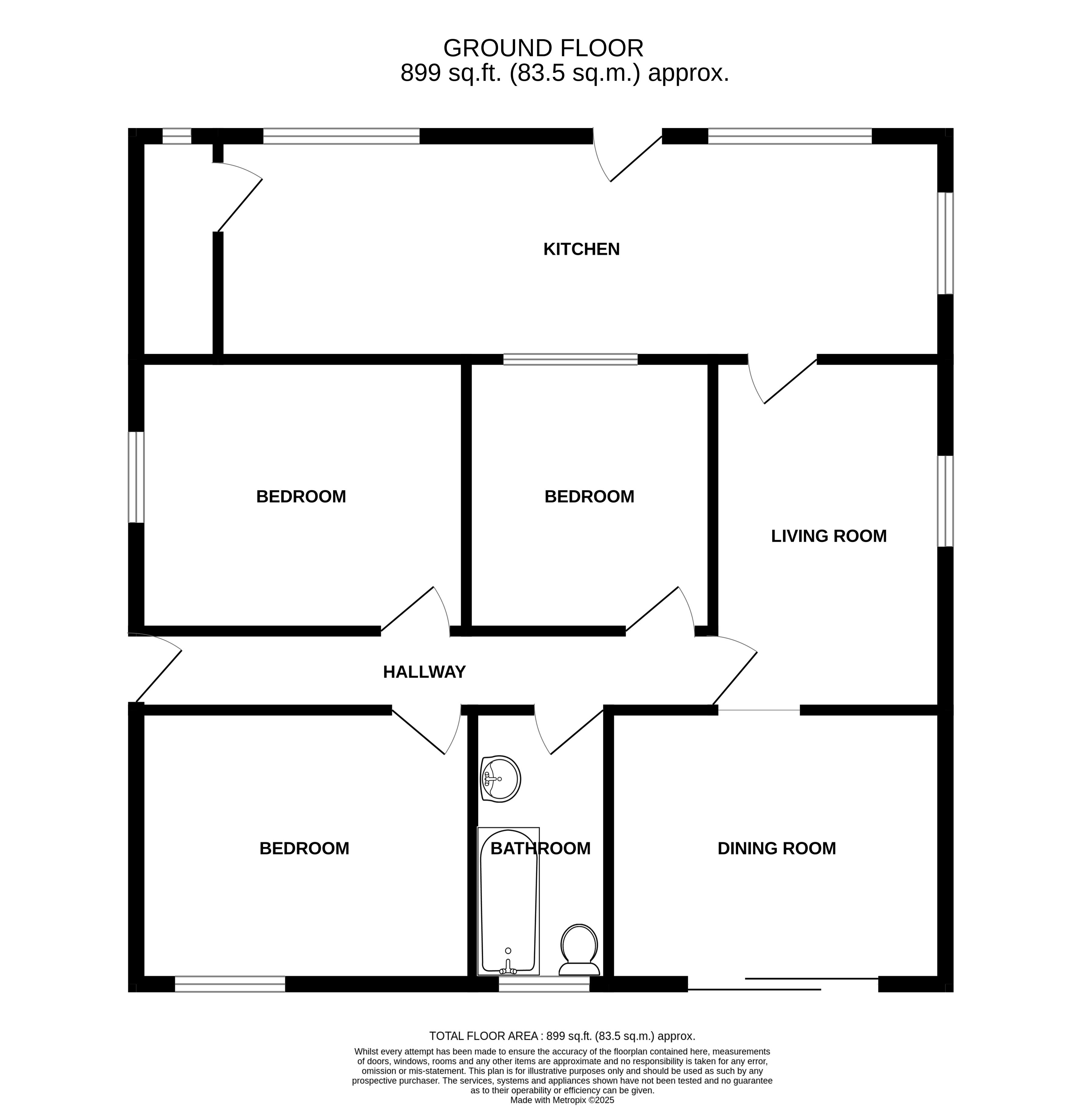 Barley Lane, Exeter floorplan