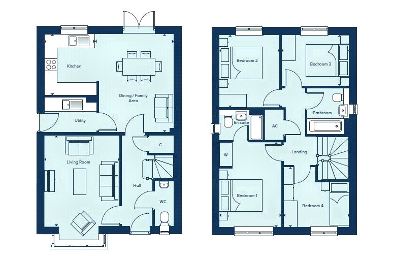 Plot 43 The Romsey,, Windsor Gate, Windsor floorplan