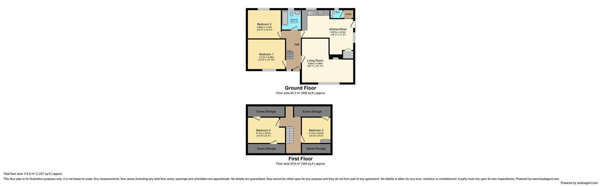 376a, Station Road, Winsford floorplan