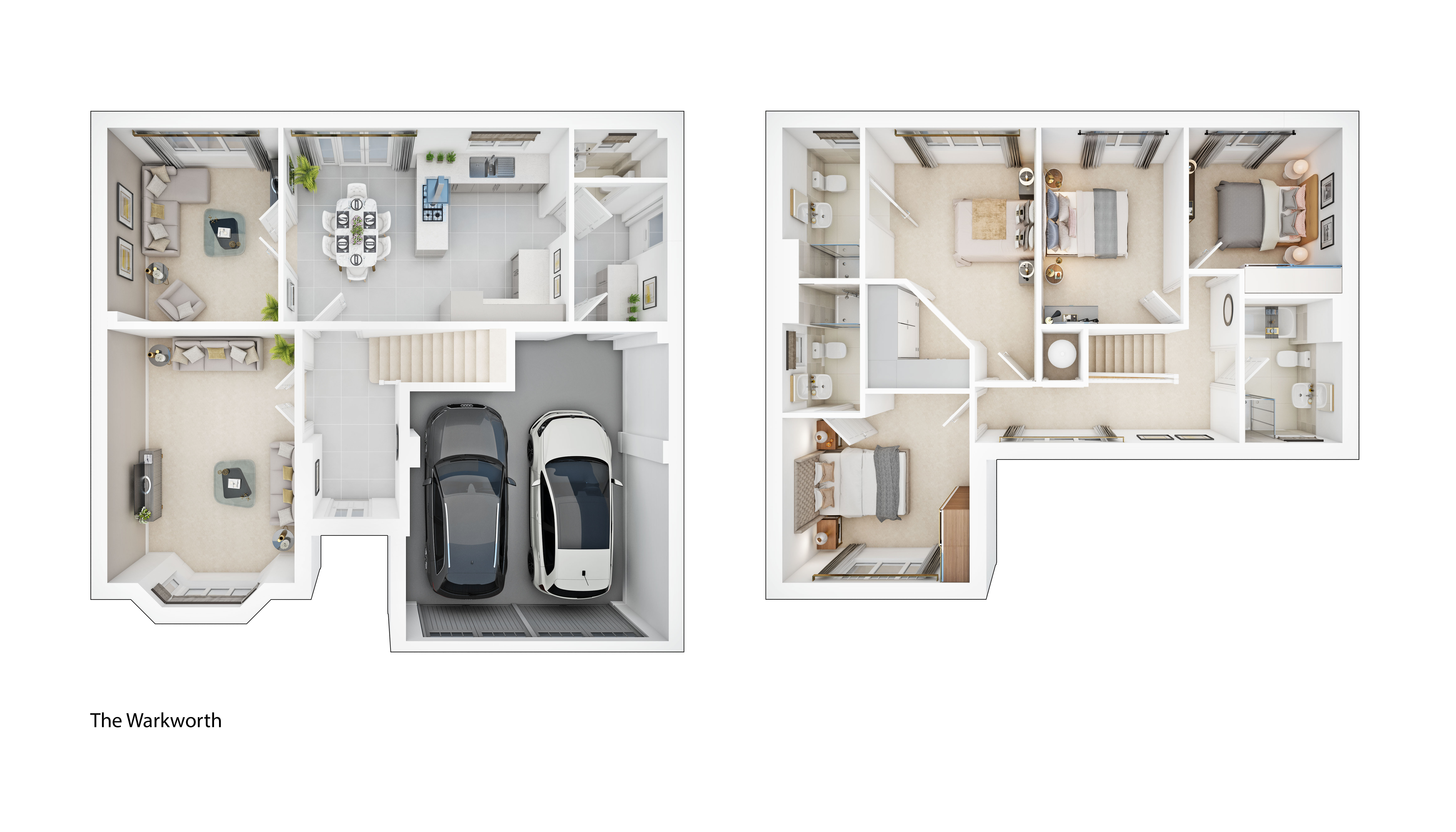 Plot 46 The Warkworth, The Hawthornes, Station Road, Carlton DL14, 4