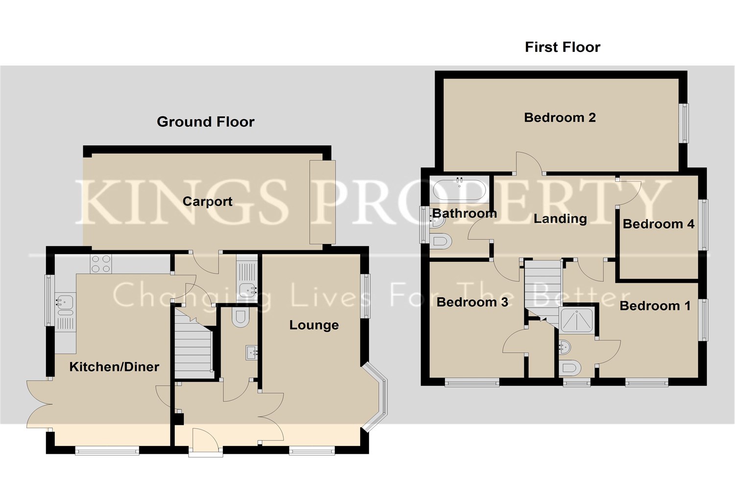 1 Larns Walk, Braintree floorplan