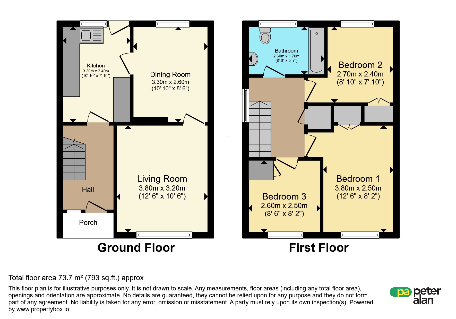 26, Penmaen Close, Hengoed floorplan
