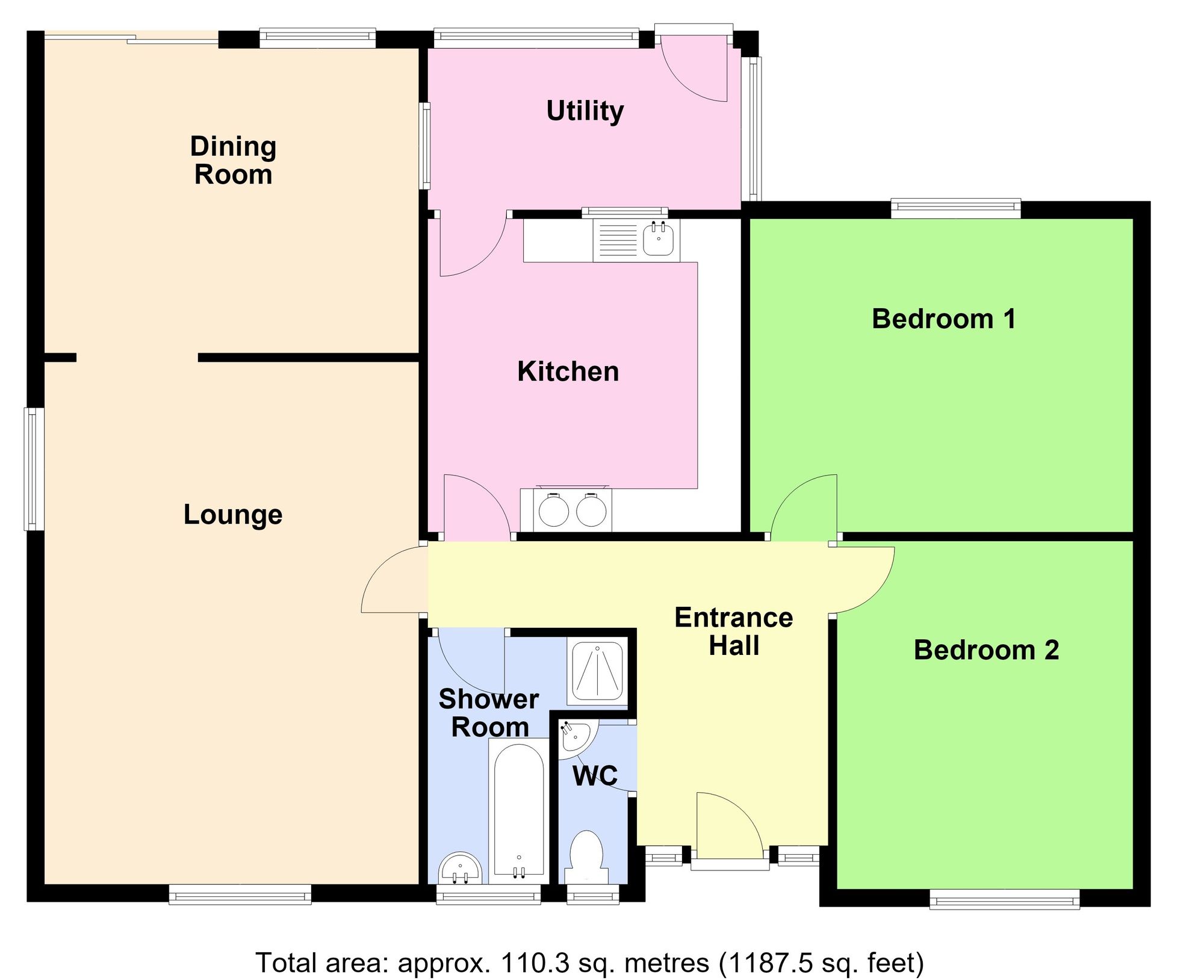 Leisure Cut End Road, Boston floorplan