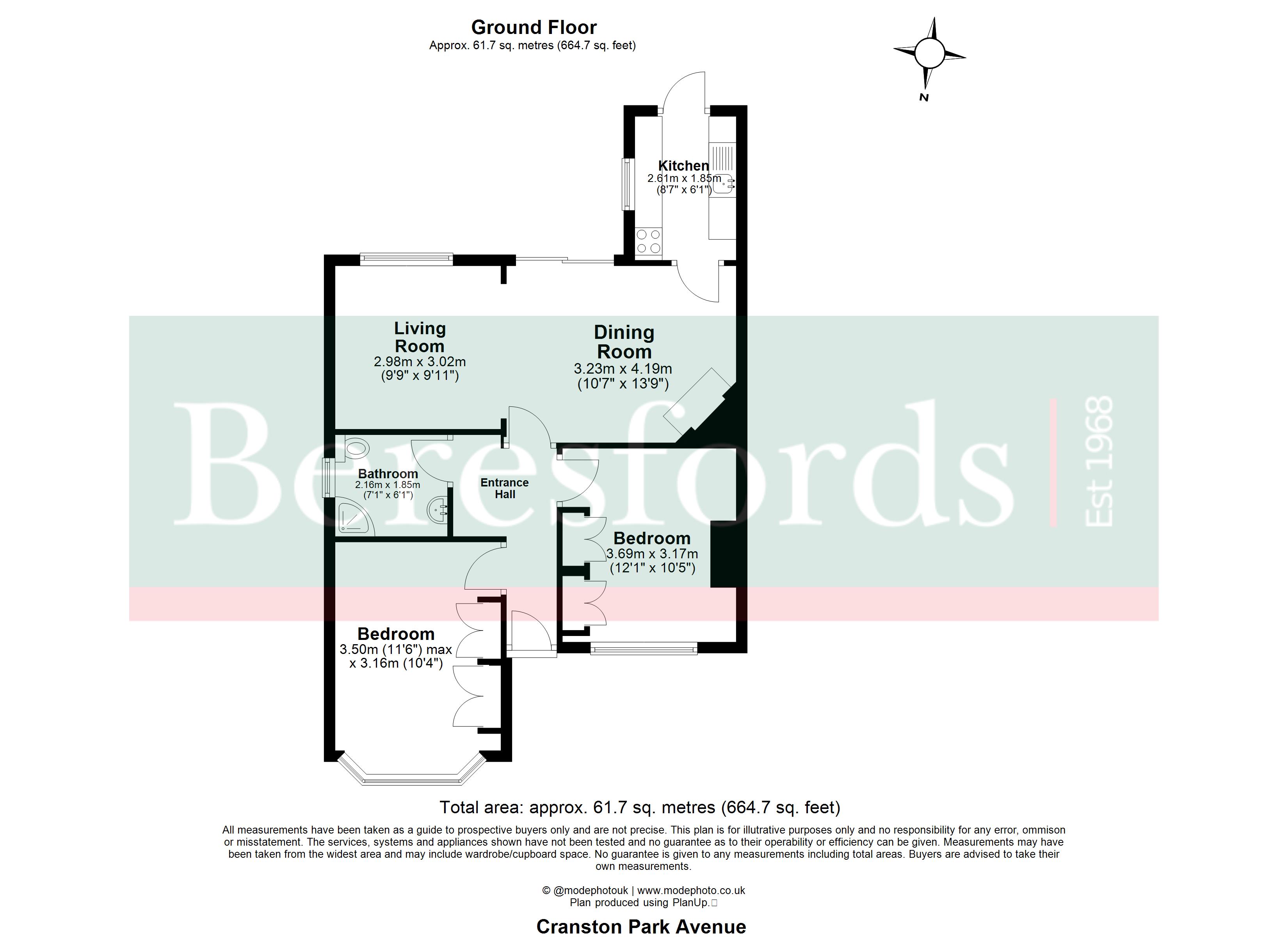 16, Cranston Park Avenue, Upminster floorplan