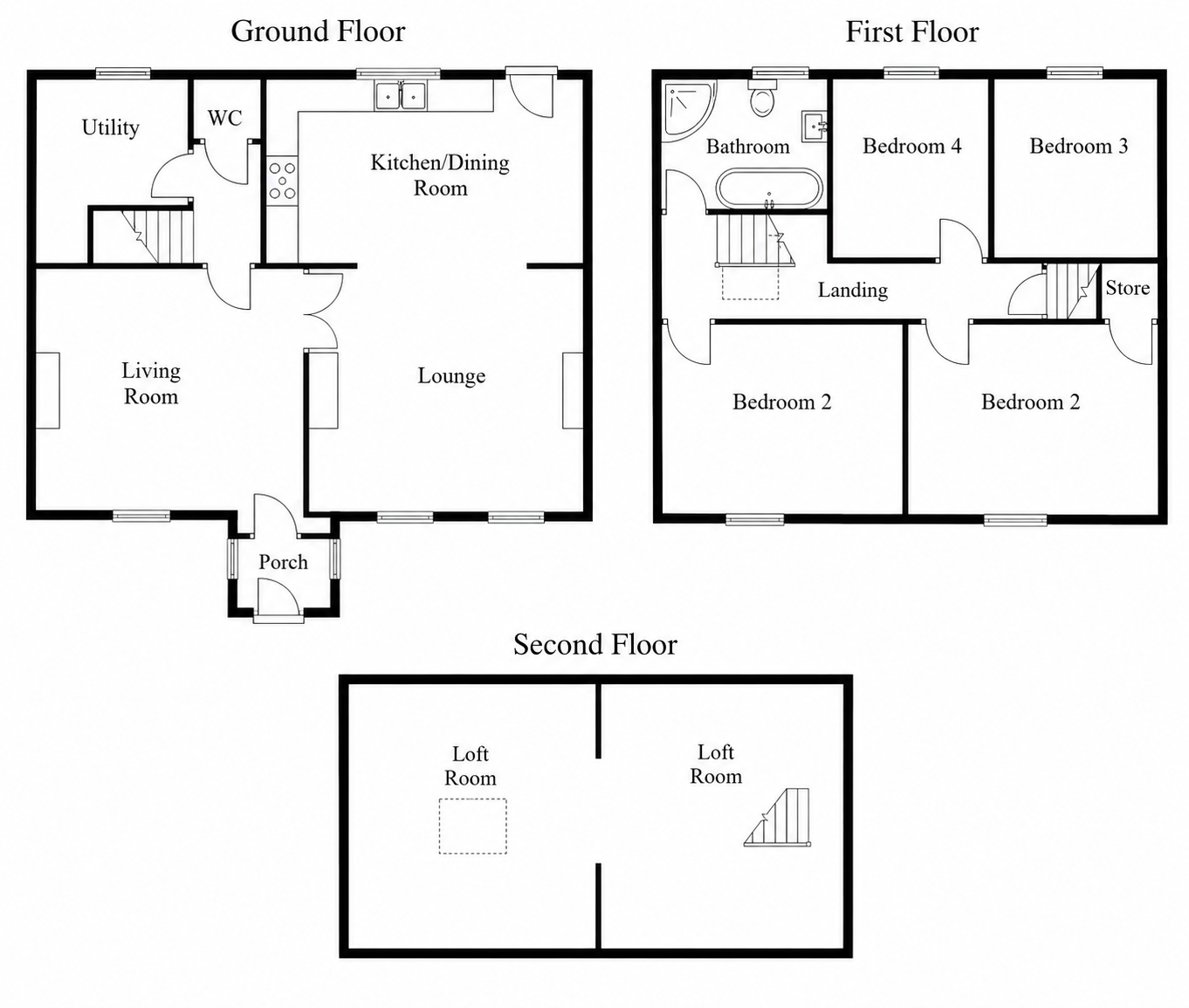 4-5, Ashen Bottom, Edenfield floorplan