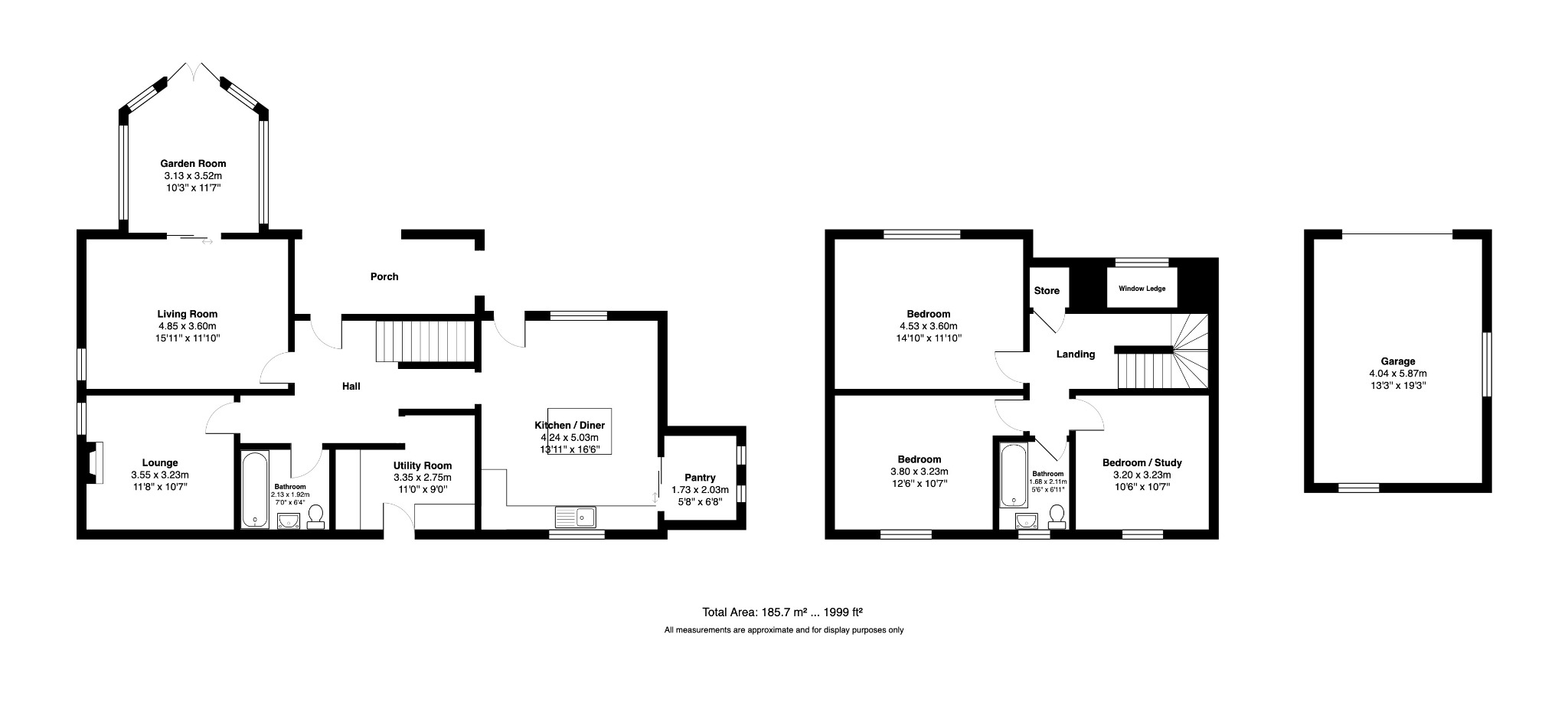 Oakfield, Tittleshall Road, Fakenham floorplan