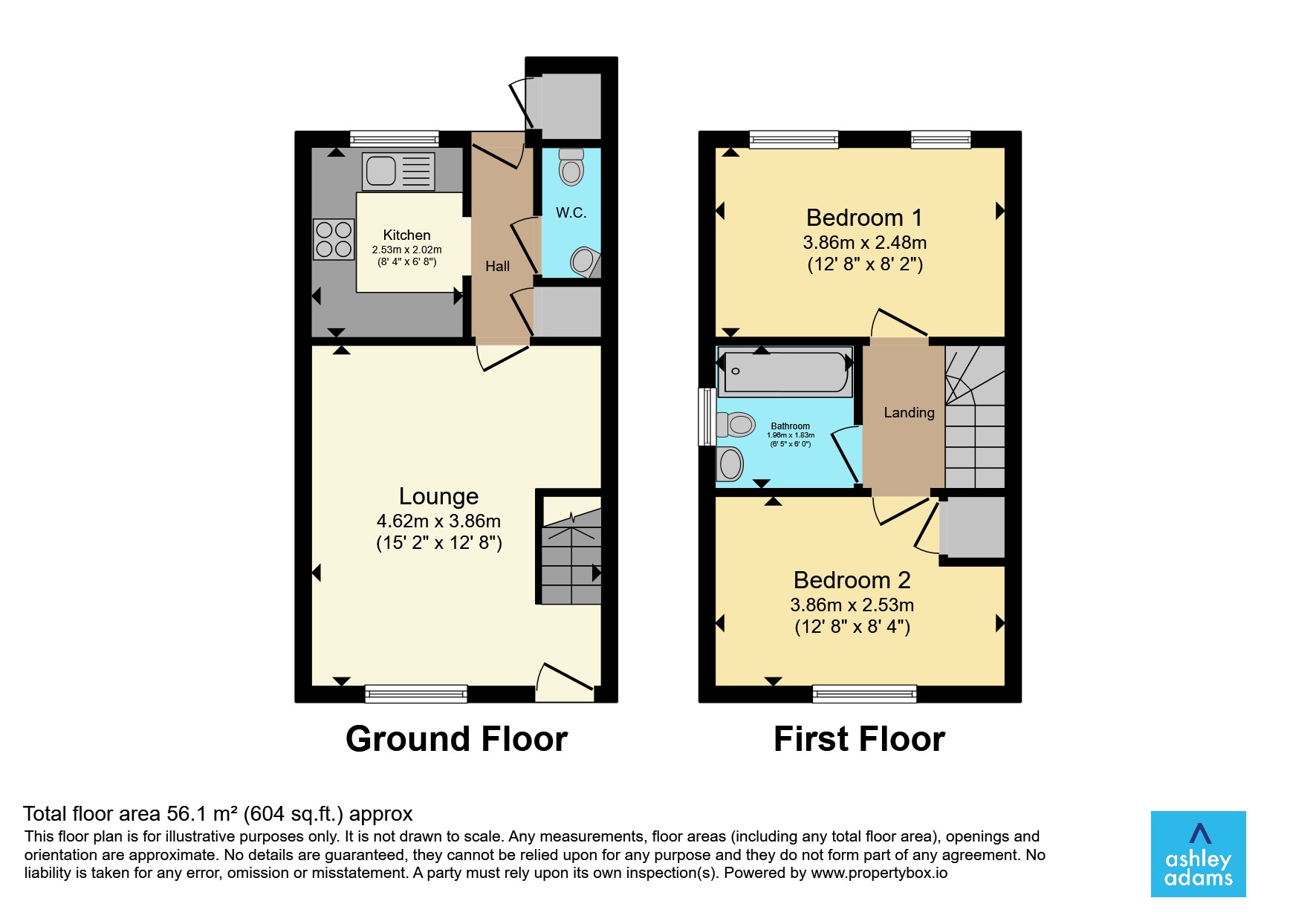 17, Dawsmere Close, Derby floorplan