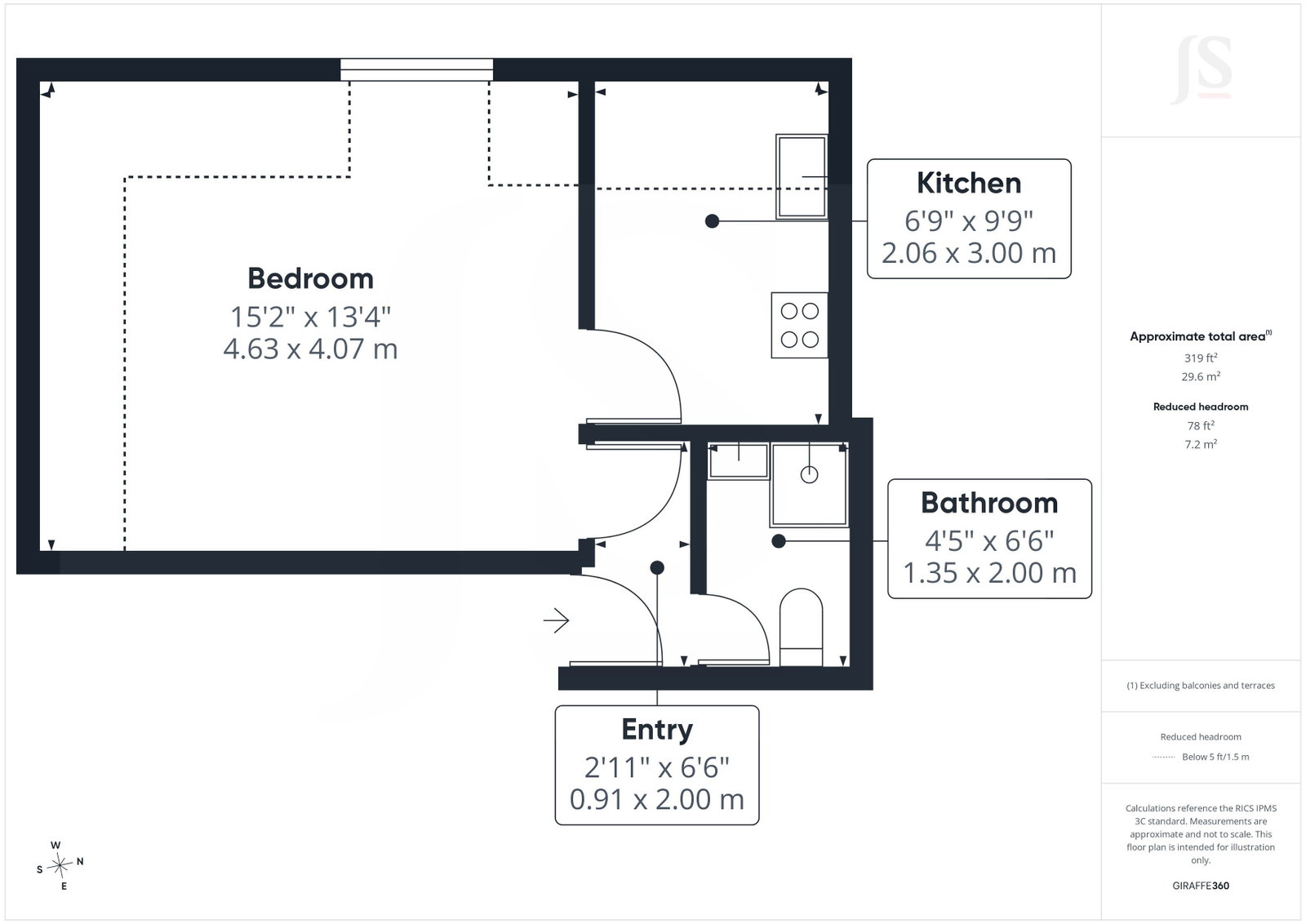 55,Flat 8, Tisbury Road, Hove floorplan