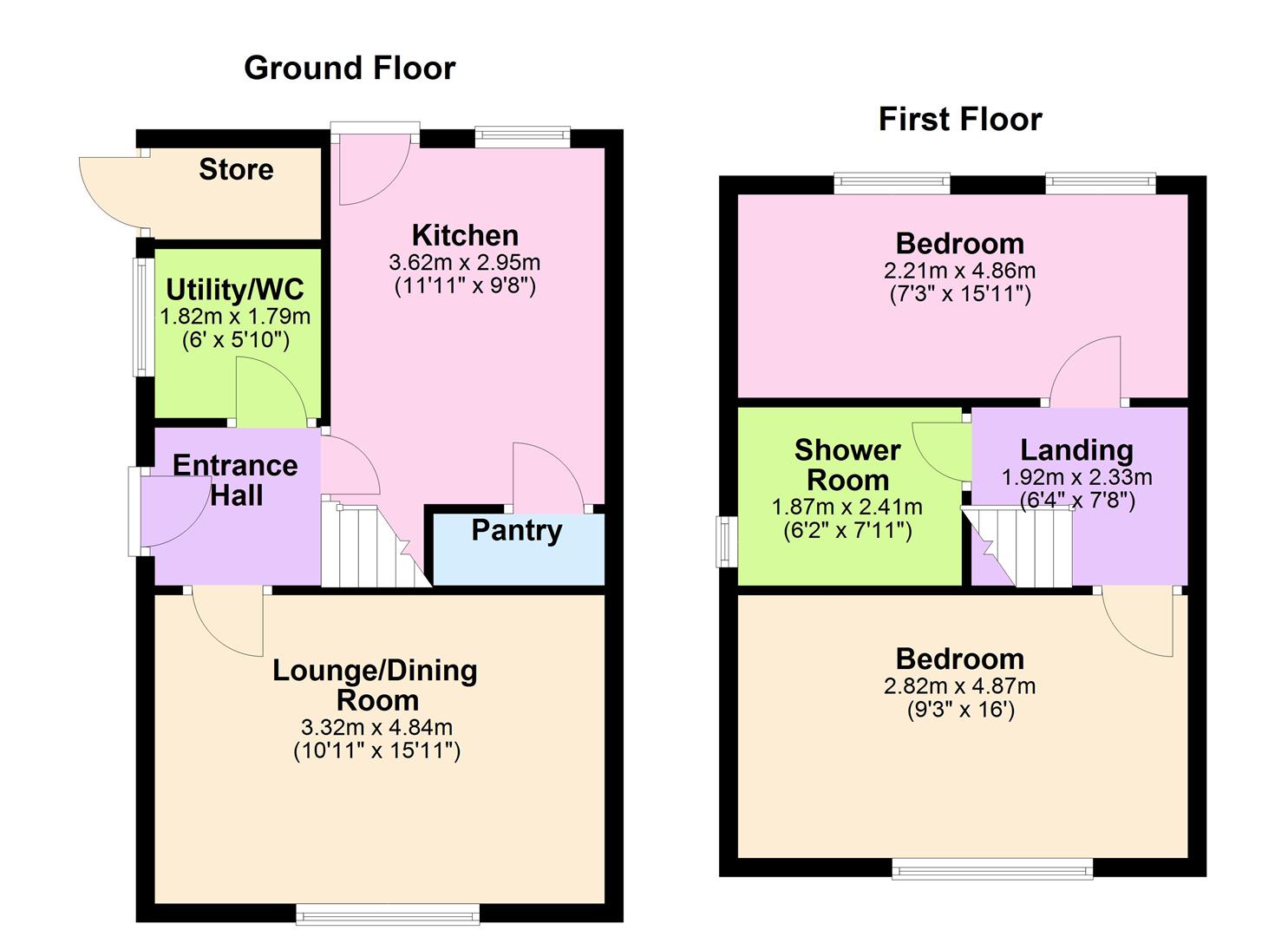 5, The Fairway, Burbage floorplan