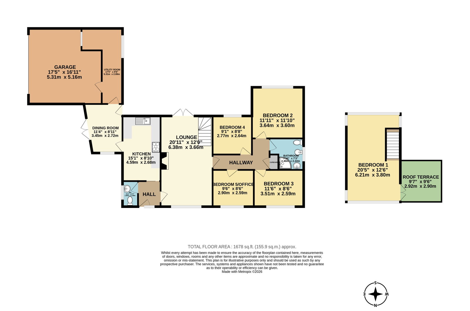 7, Coombe Lane, Saltash floorplan
