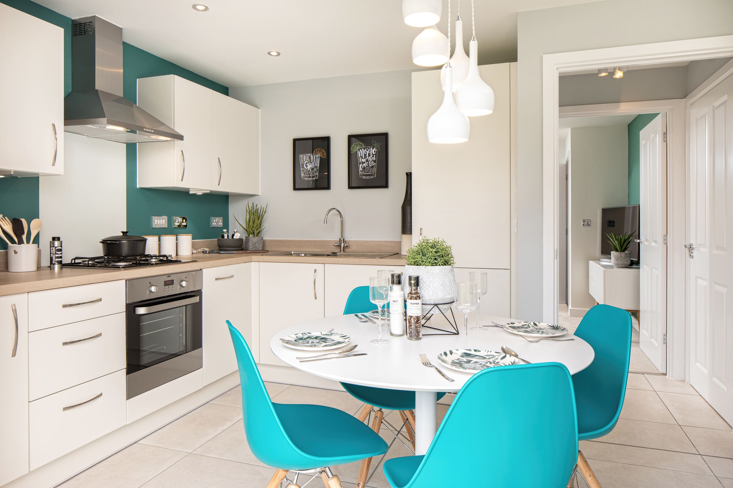 Property 2 of 8. Open Plan Kitchen In The Roseberry 2 Bedroom Home