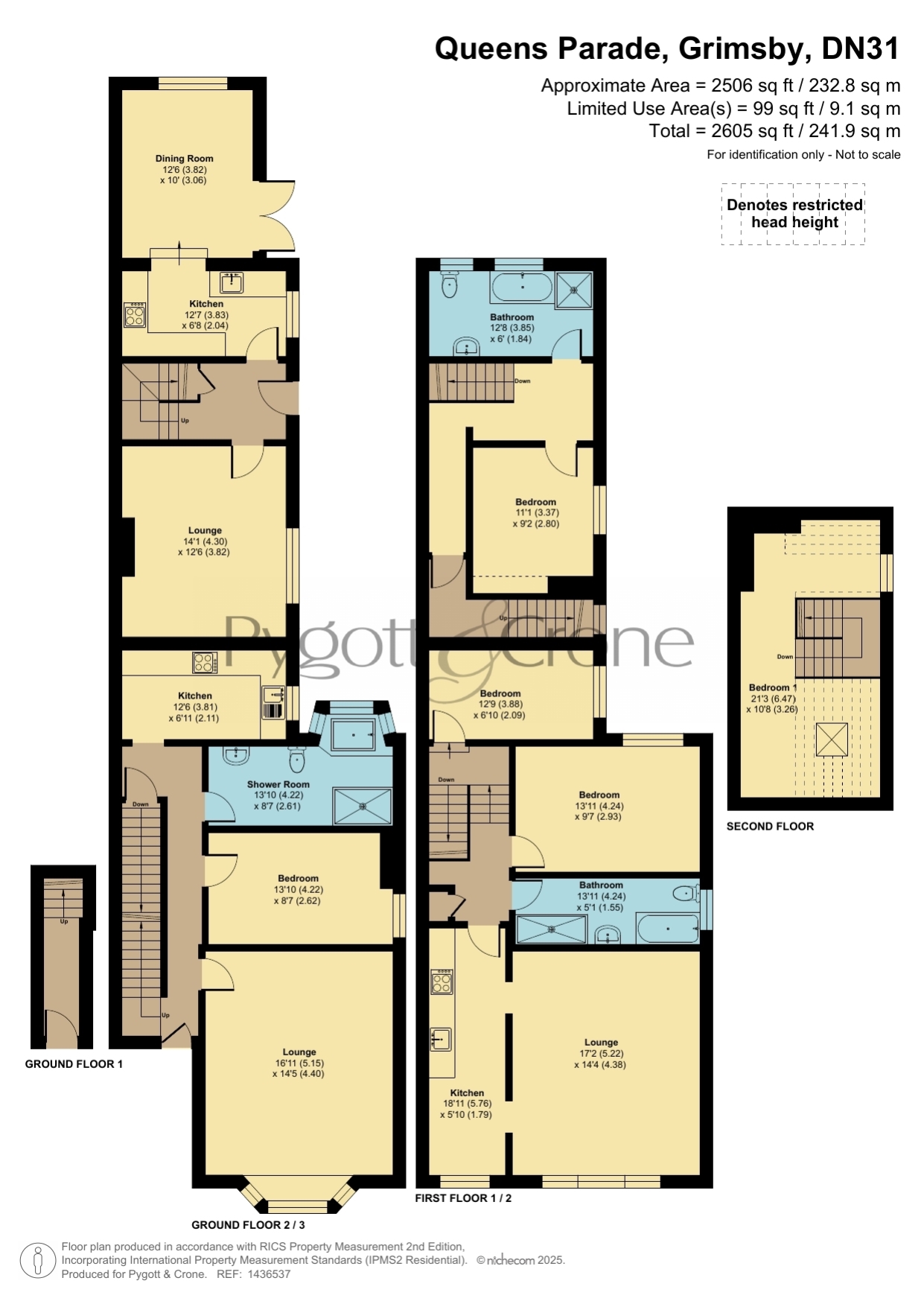 12, Queens Parade, Grimsby floorplan
