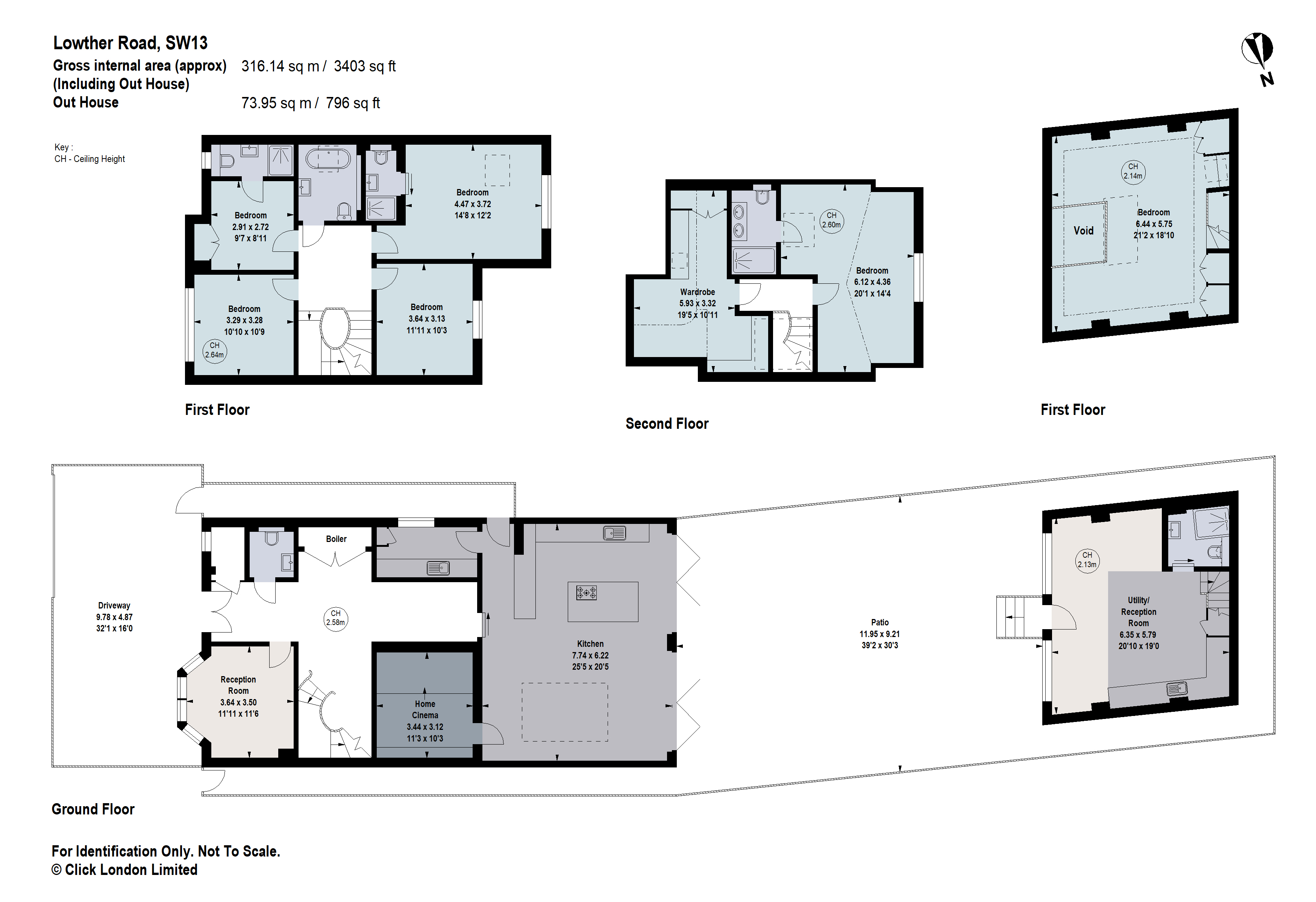 Lowther Road, Barnes, London SW13, 6 bedroom detached house for sale