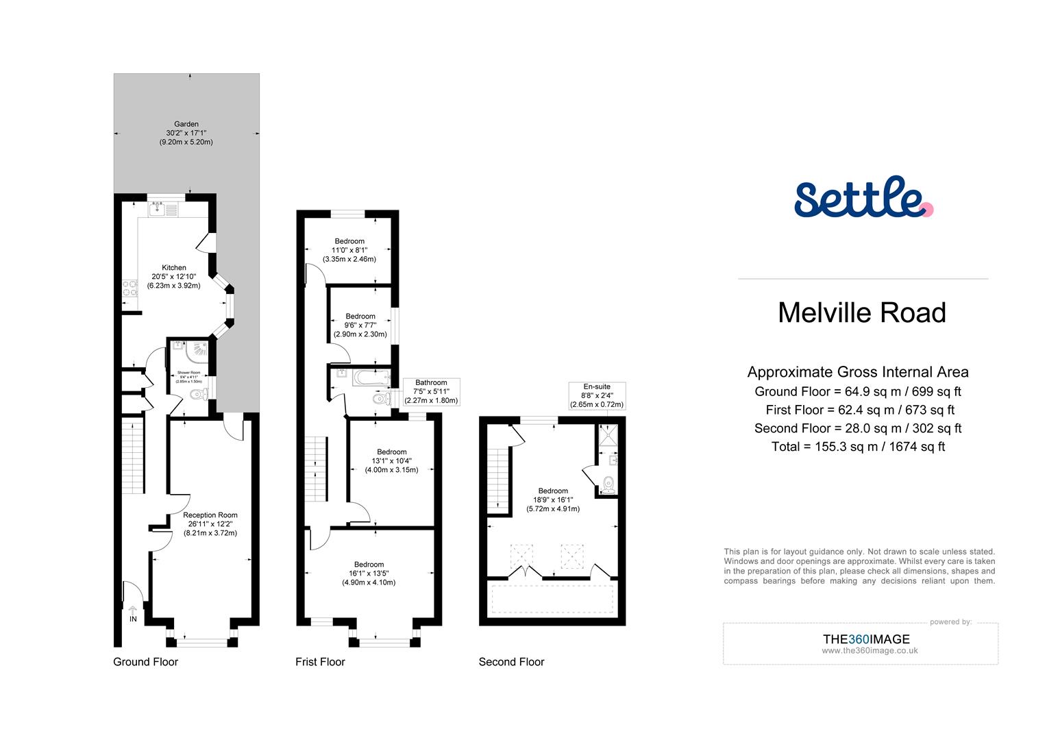 48, Melville Road, London floorplan