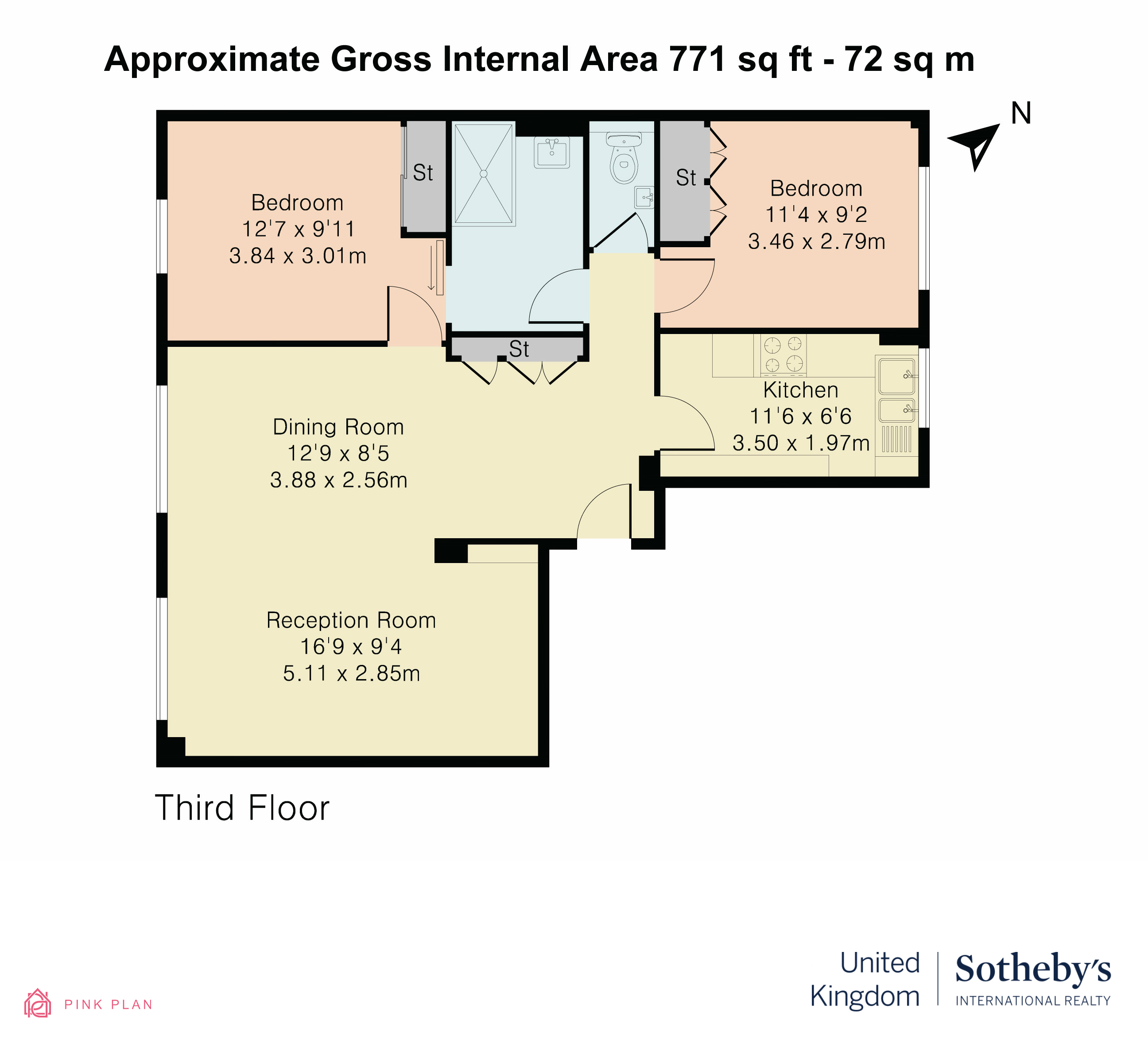 Flat 7, Piccadilly, Mayfair floorplan